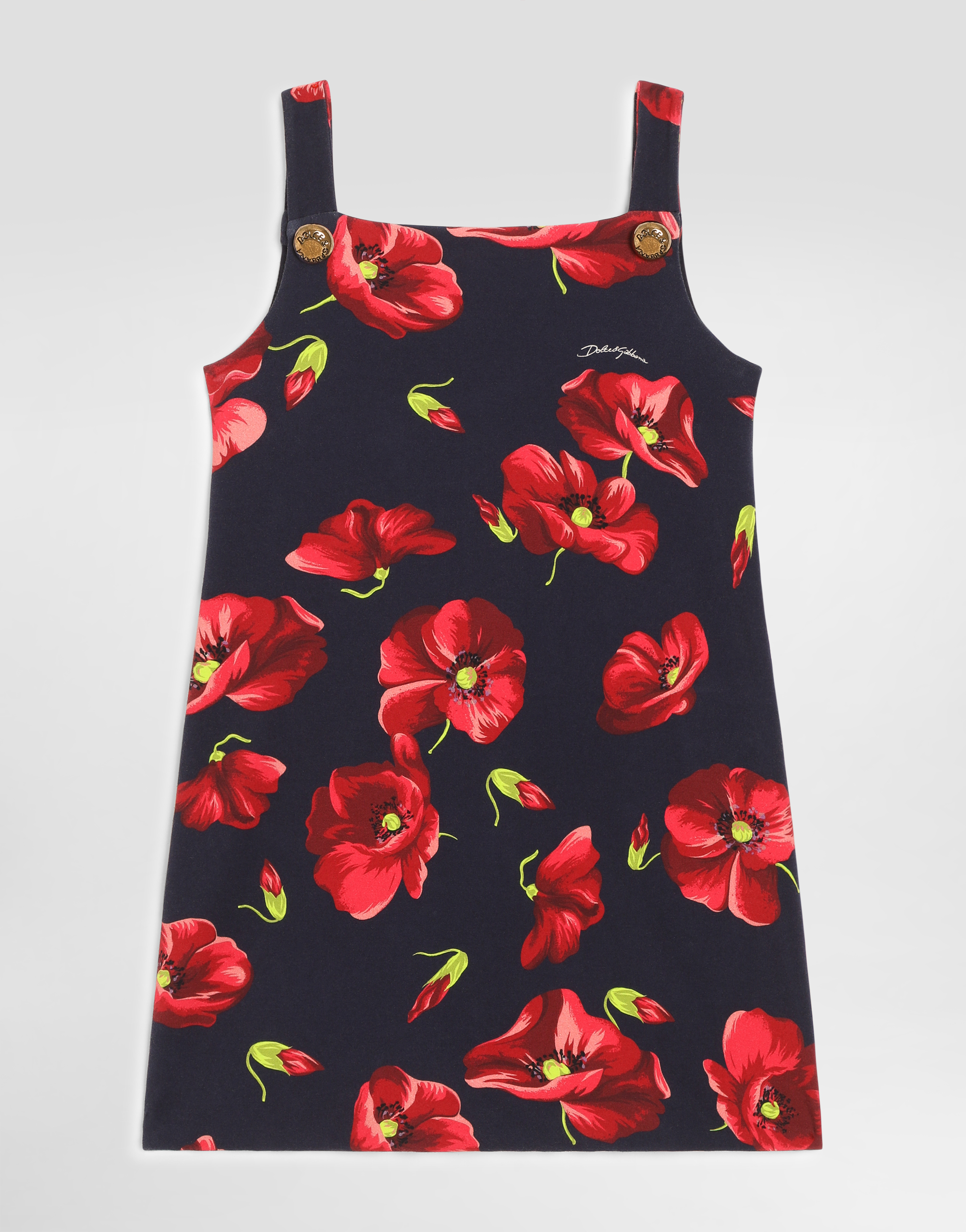 ABITO SENZA MANICHE in Multicolor for Girls | Dolce&Gabbana® US