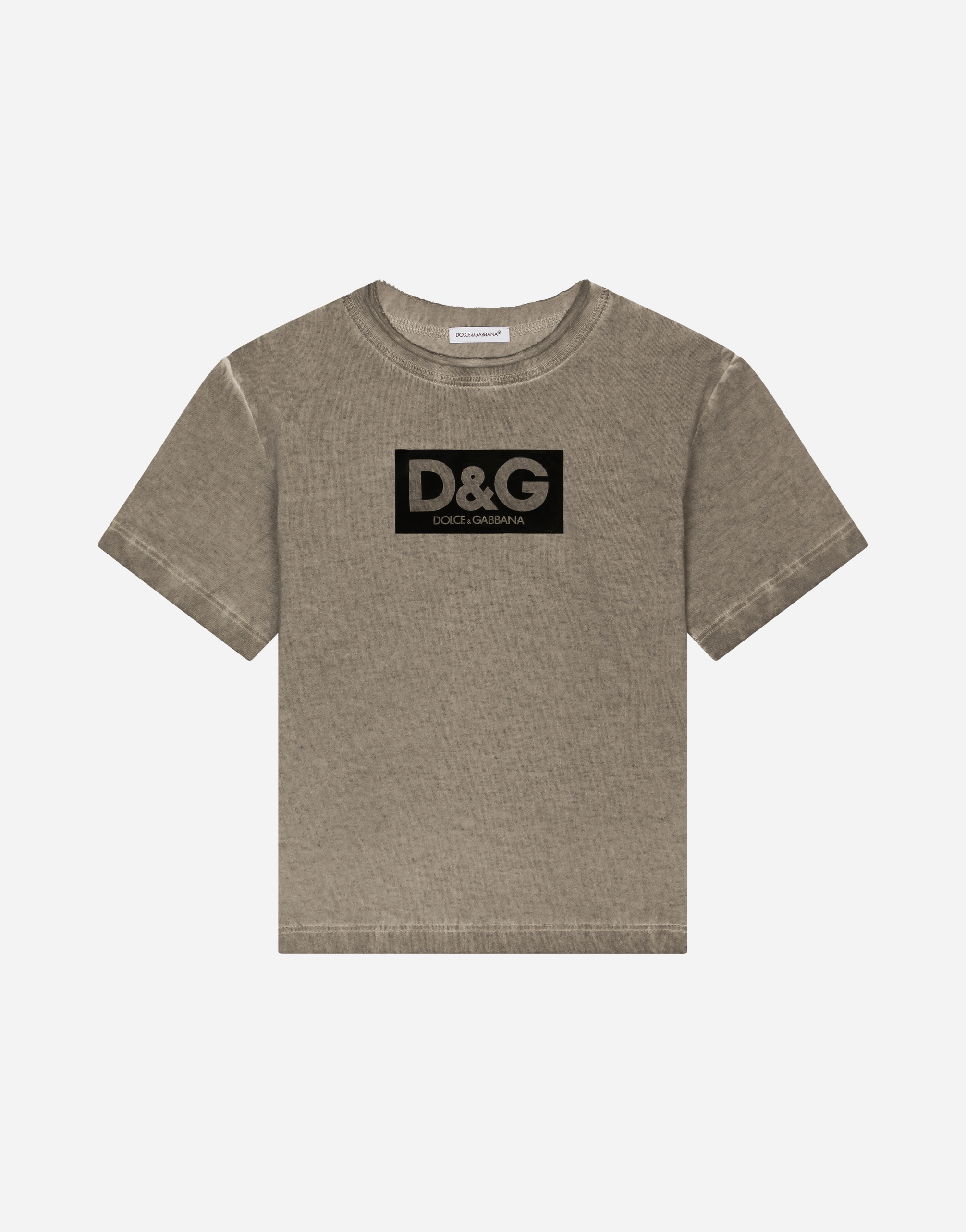 Dolce & Gabbana コットン ロゴ&プリント Tシャツ マルチカラー マルチカラーのメンズ T-SHIRT MANICA CORTA | Dolce&Gabbana®
