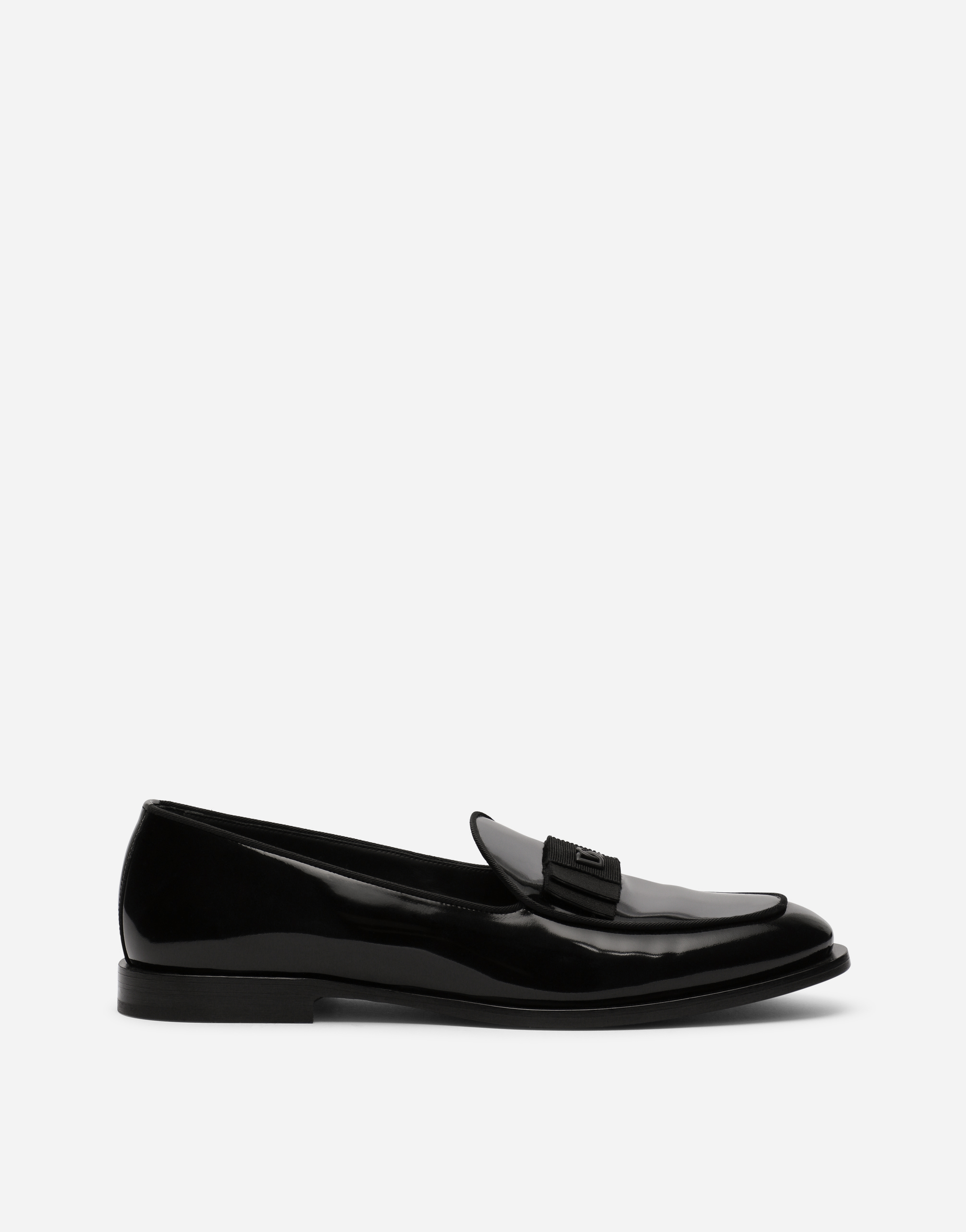Dolce & Gabbana Pantofola - Man Driver Shoes And Loafers Black Leather