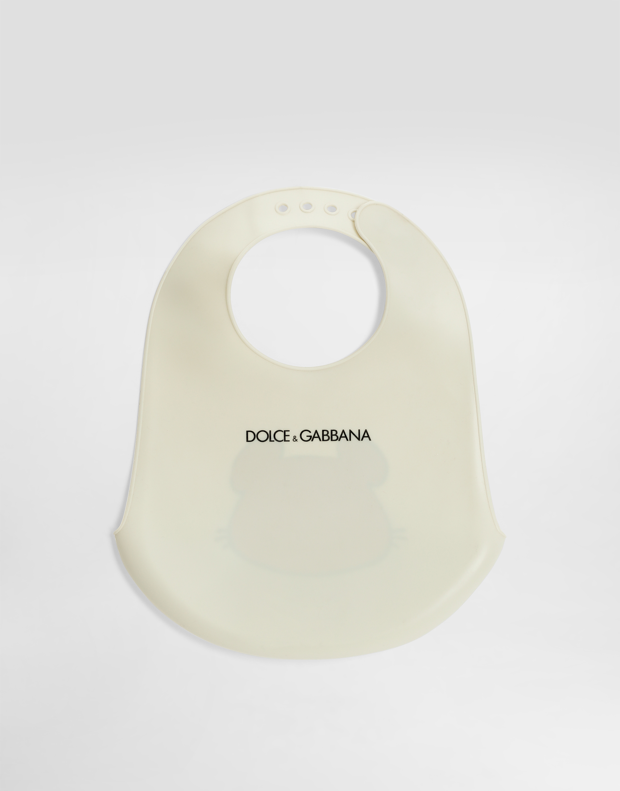  Dolce & Gabbana Silicone Bib With Printed Leopard - Mann Accessoires Und Baby Carrier Wei� Onesize 