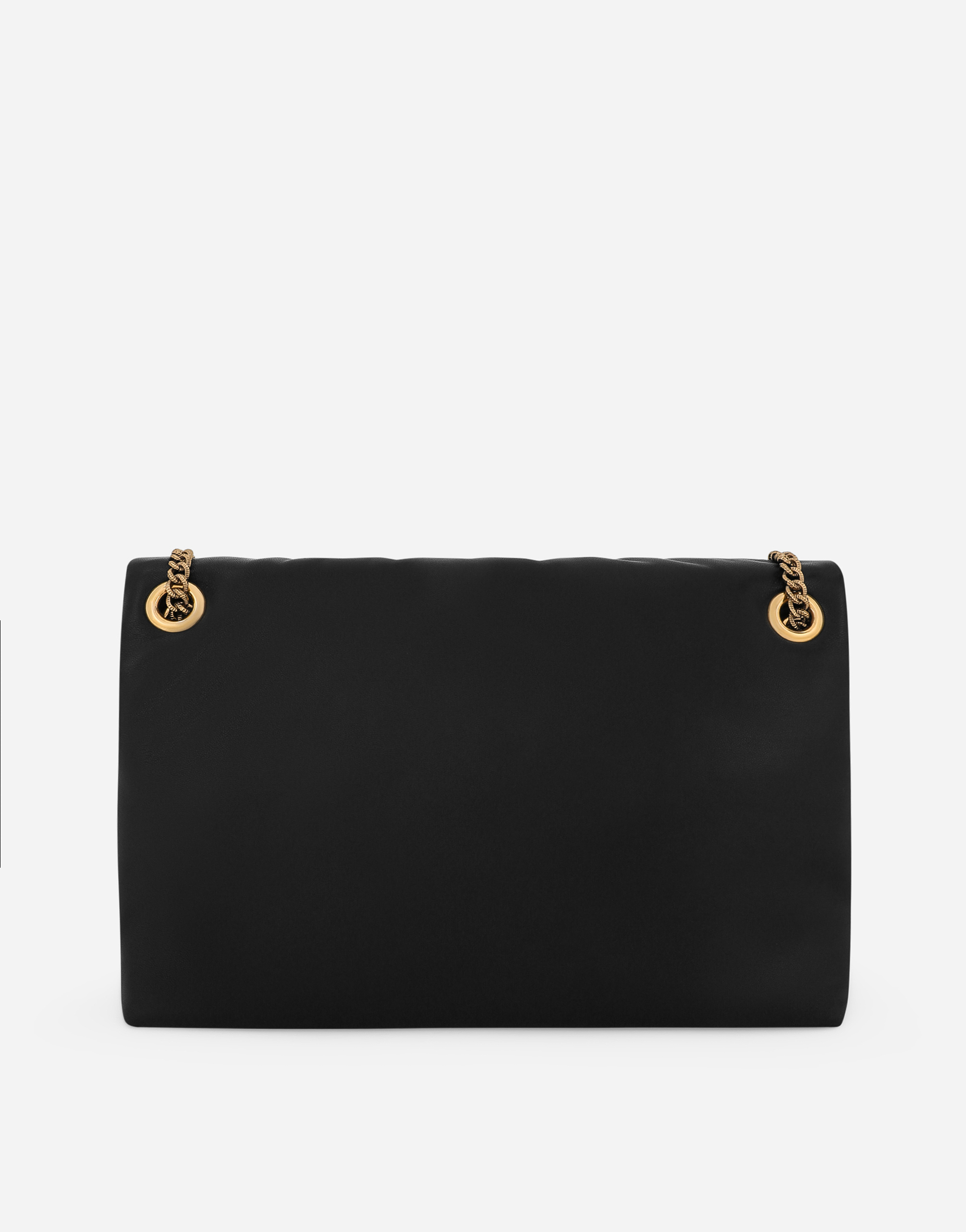 DOLCE & GABBANA LARGE DEVOTION SOFT SHOULDER BAG 