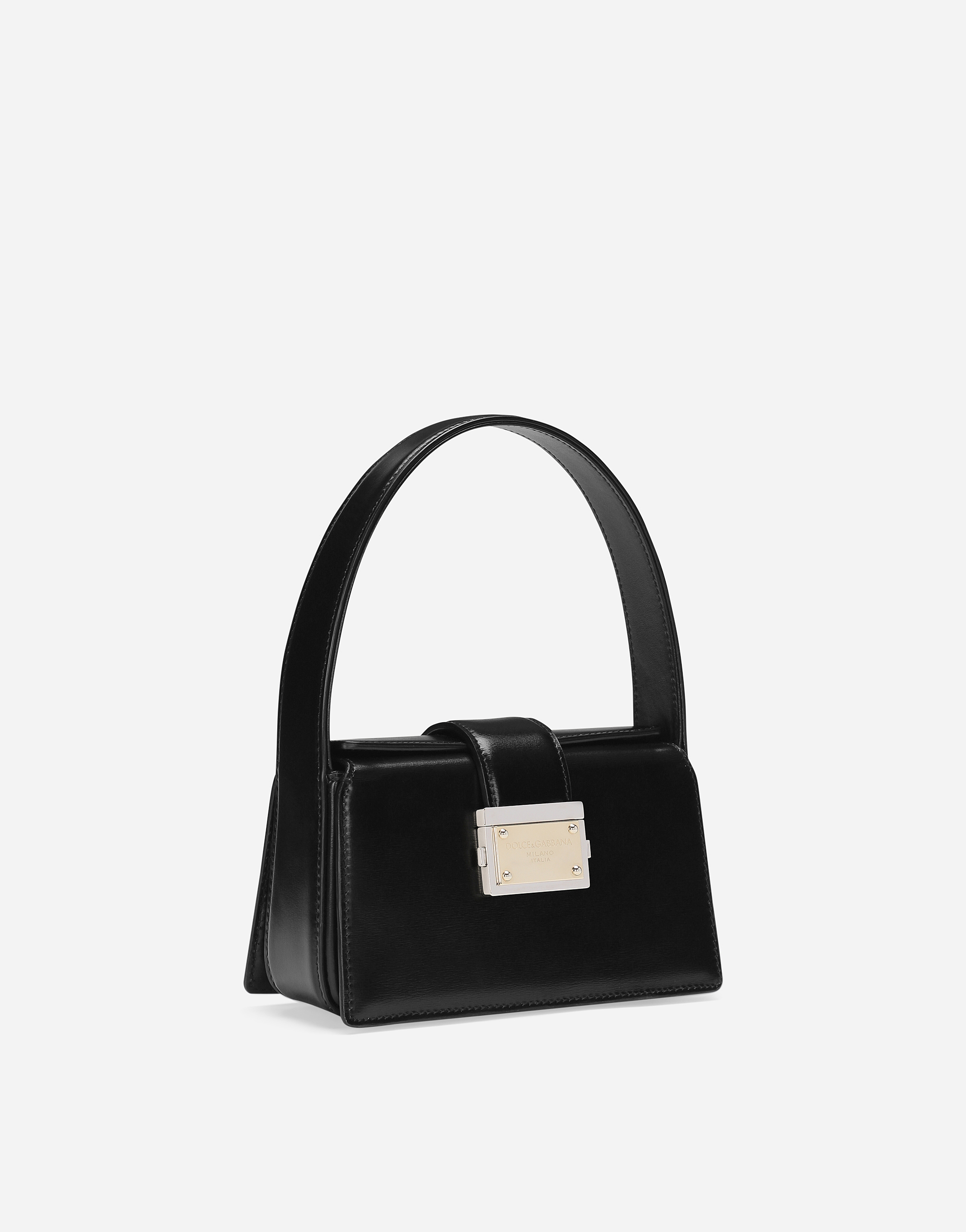 Shop Dolce & Gabbana Targa Handbag In Black