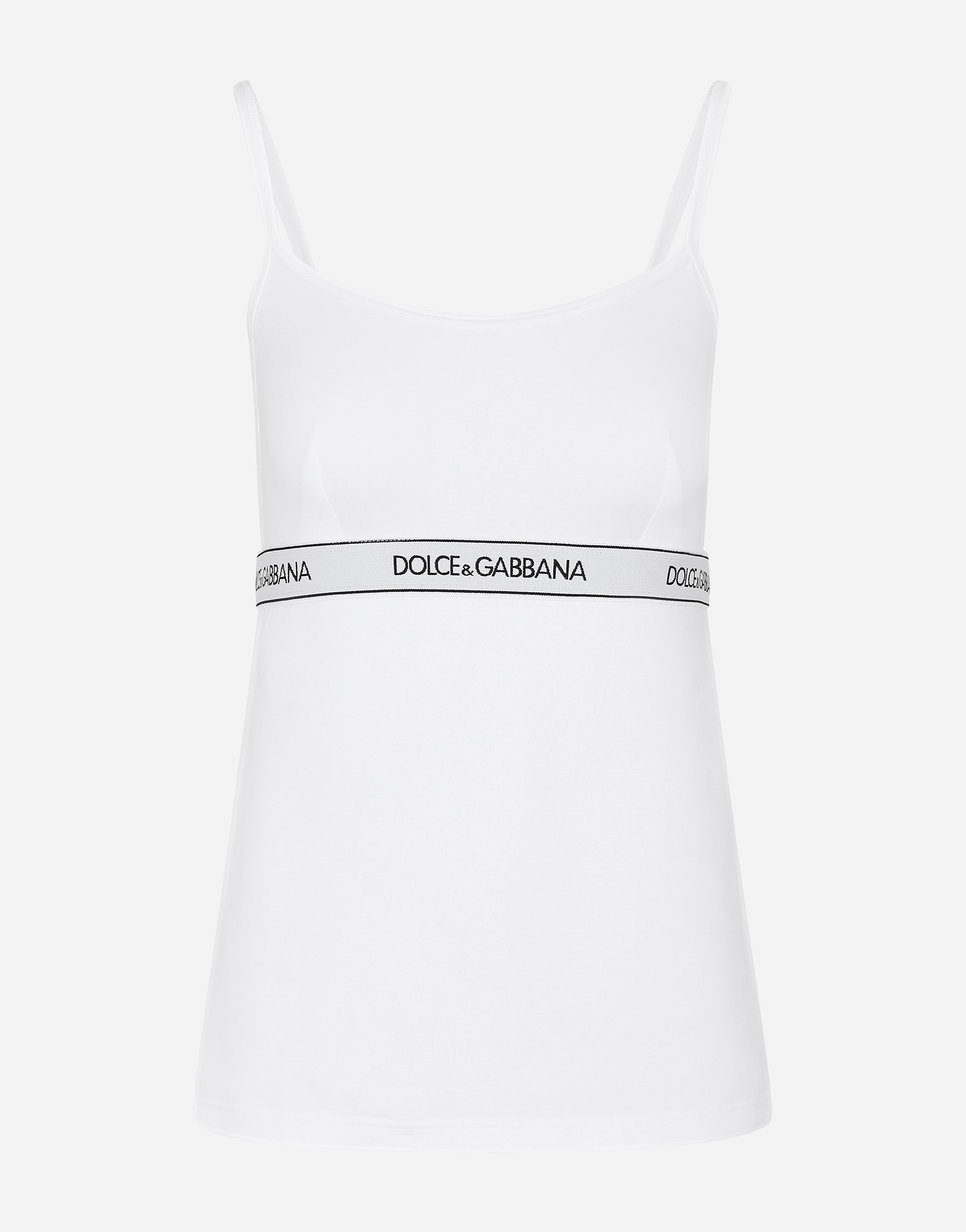 【DOLCE＆GABBANA】ジャージー トップ 関税込 ドルチェ＆ガッバーナ セットアップ ジャージー DGロゴ