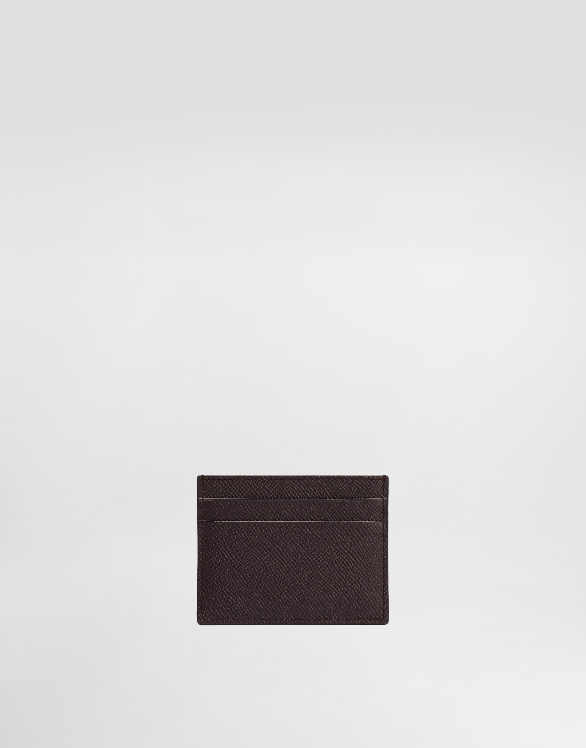  Dolce & Gabbana Tarjetero De Piel De Becerro Con Placa Del Logotipo - Hombre Monederos Y Marroquinería Violeta Piel Onesize 