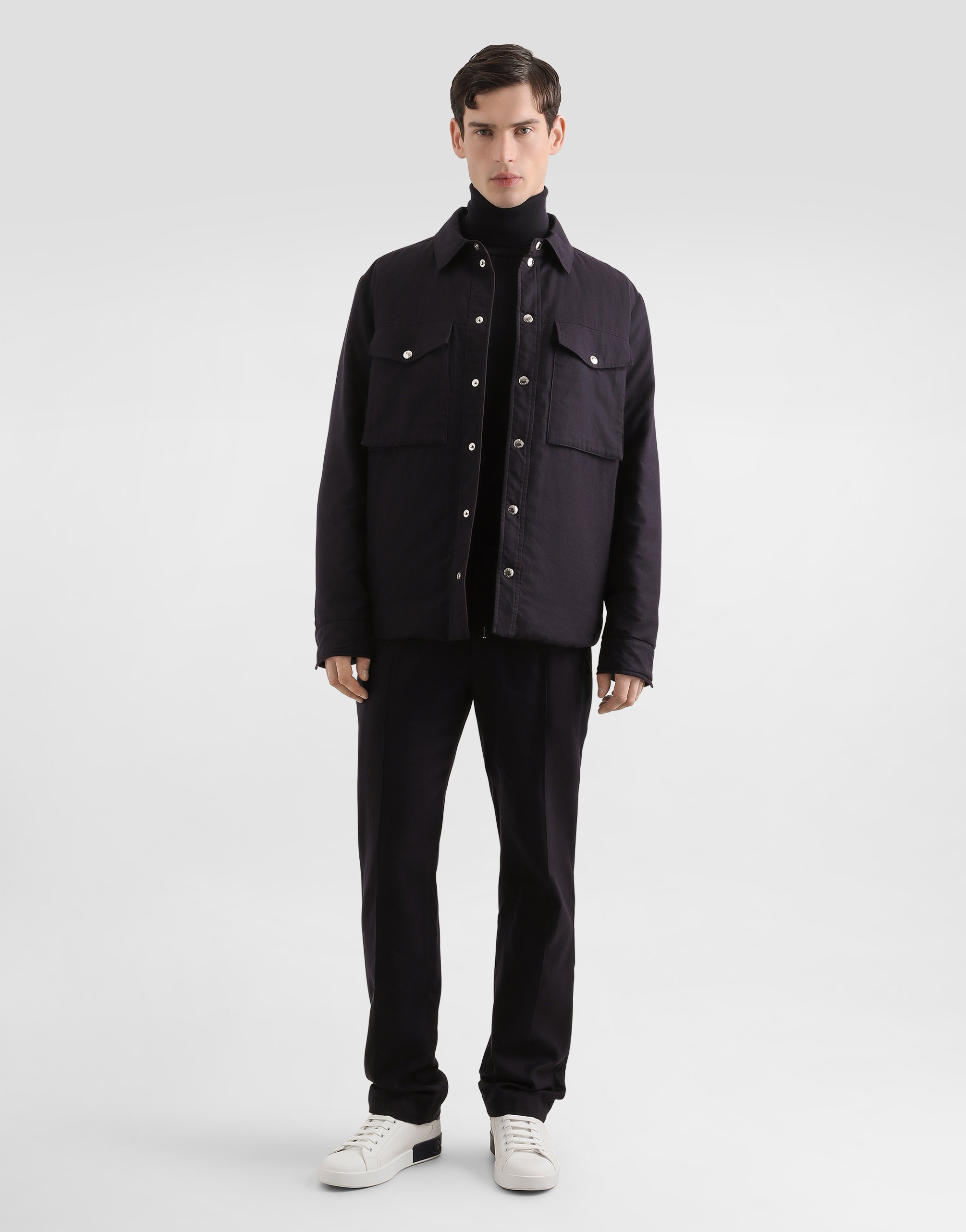 Reversible shirt jacket