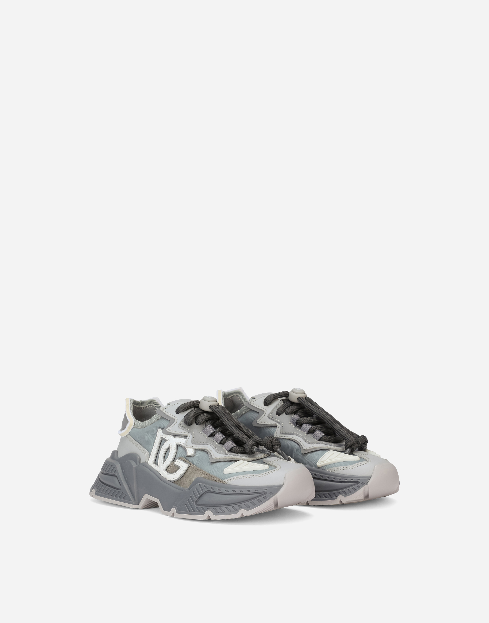 DOLCE & GABBANA MIXED-MATERIALS DAYMASTER SNEAKERS