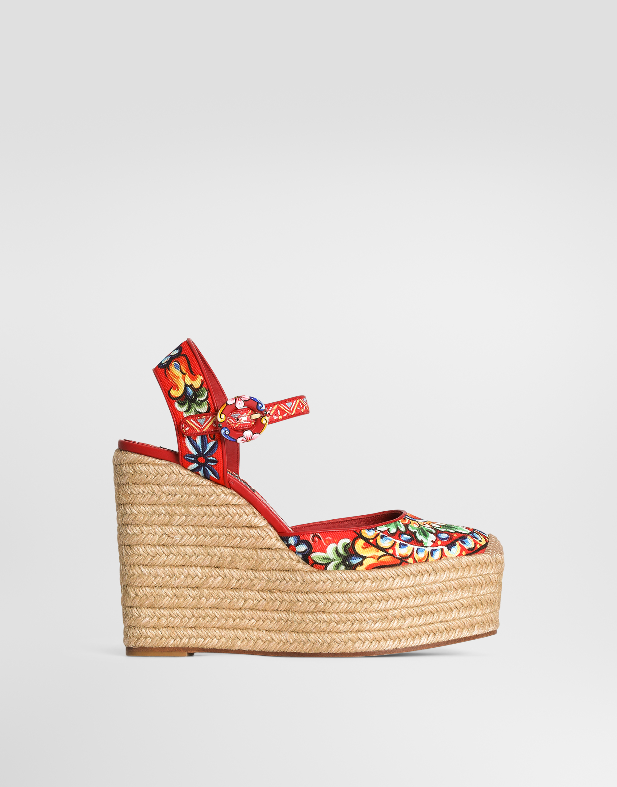 SANDALO ZEPPA in Multicolor for Women | Dolce&Gabbana® US