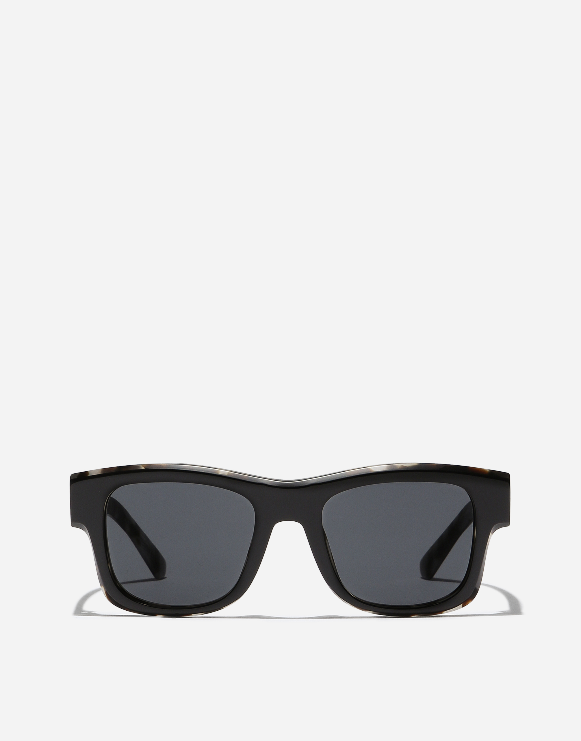 Dolce & Gabbana Sunglasses Costiera - Man New Arrivals Black On Grey Havana Acetate Onesize