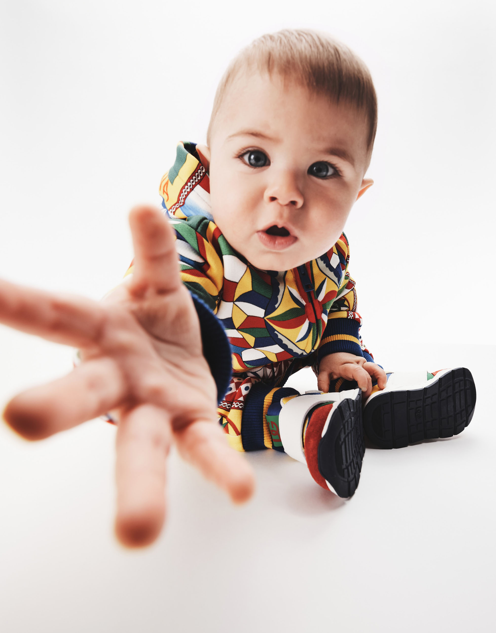 DOLCE & GABBANA CARRETTO-PRINT JERSEY JOGGING PANTS