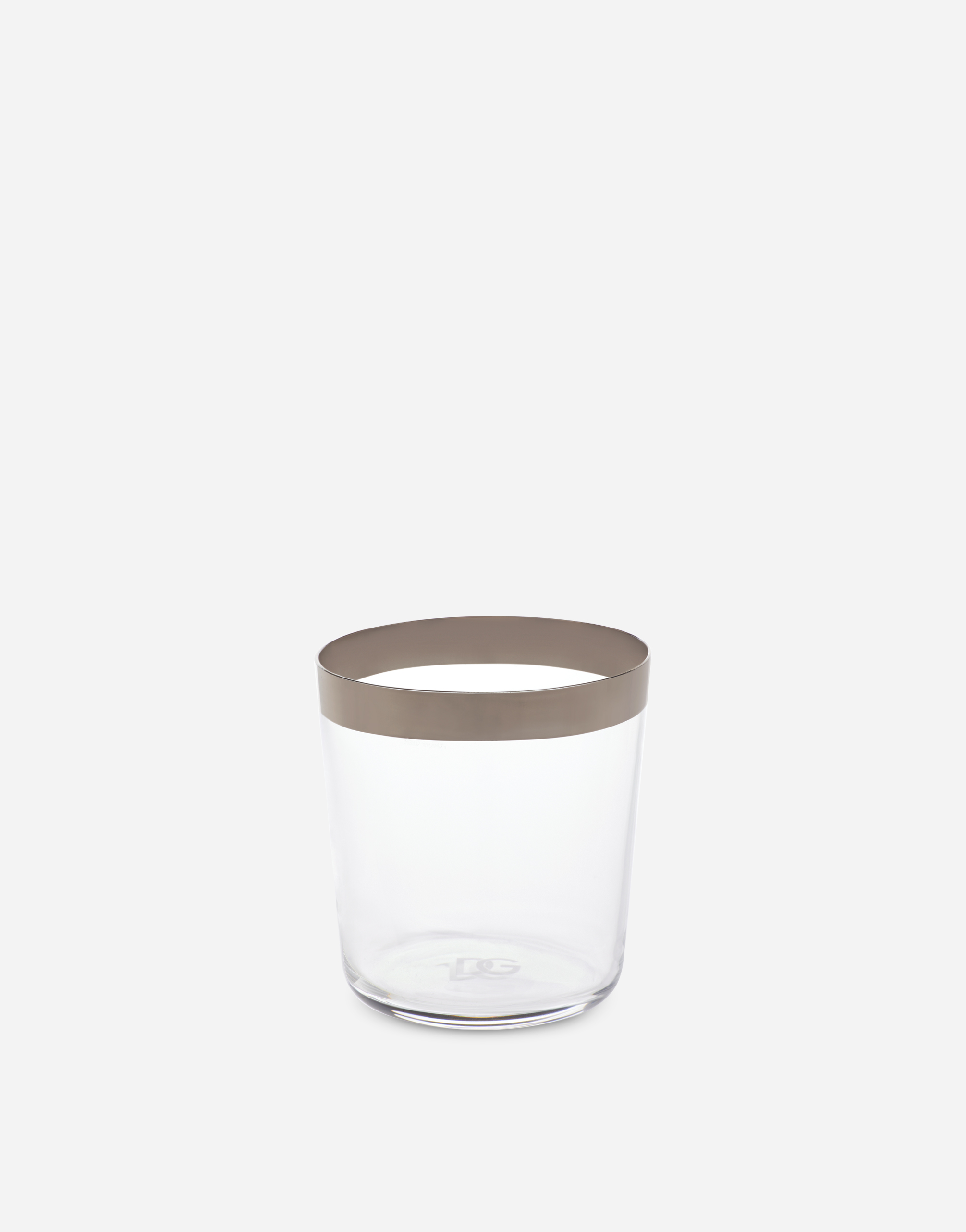Dolce & Gabbana Set 2 Water Glasses In Multicolor