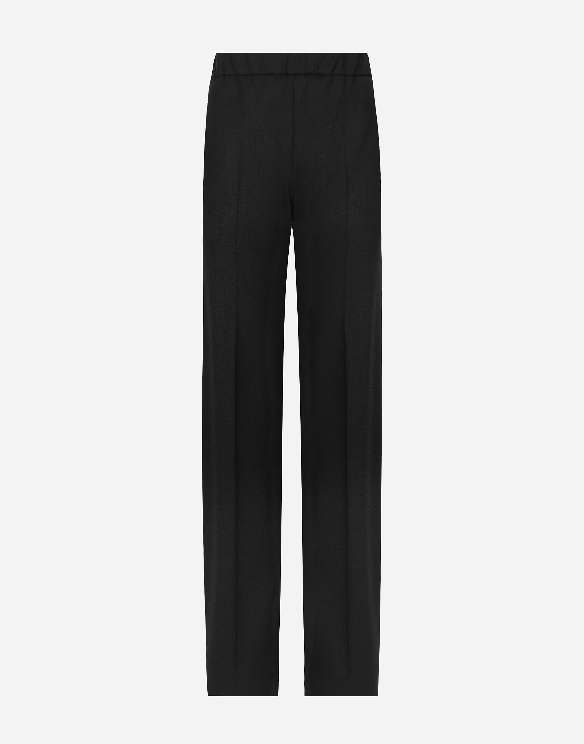 Dolce & Gabbana Elastic Waist Casual Pants In ブラック