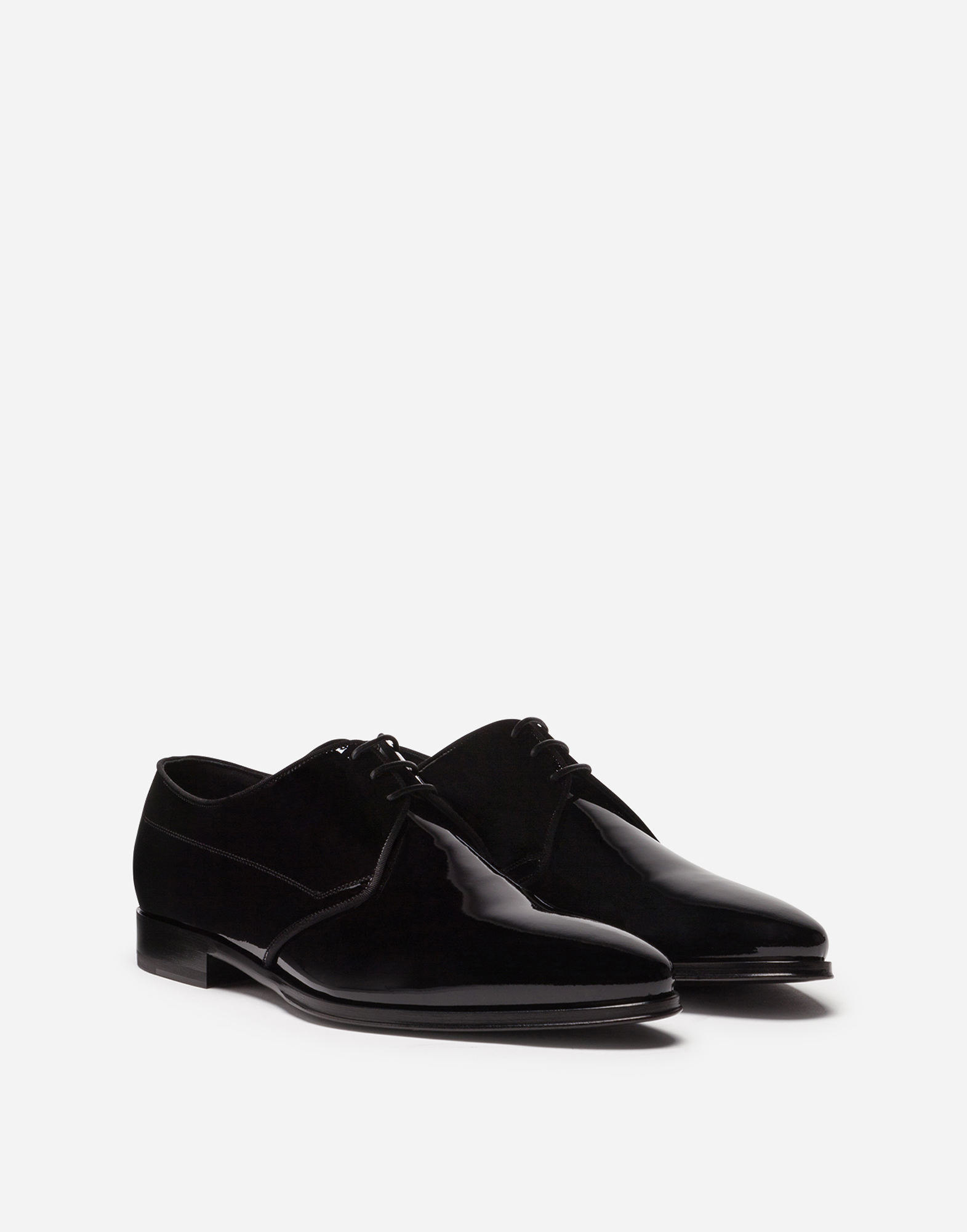 derbies homme cuir vernis