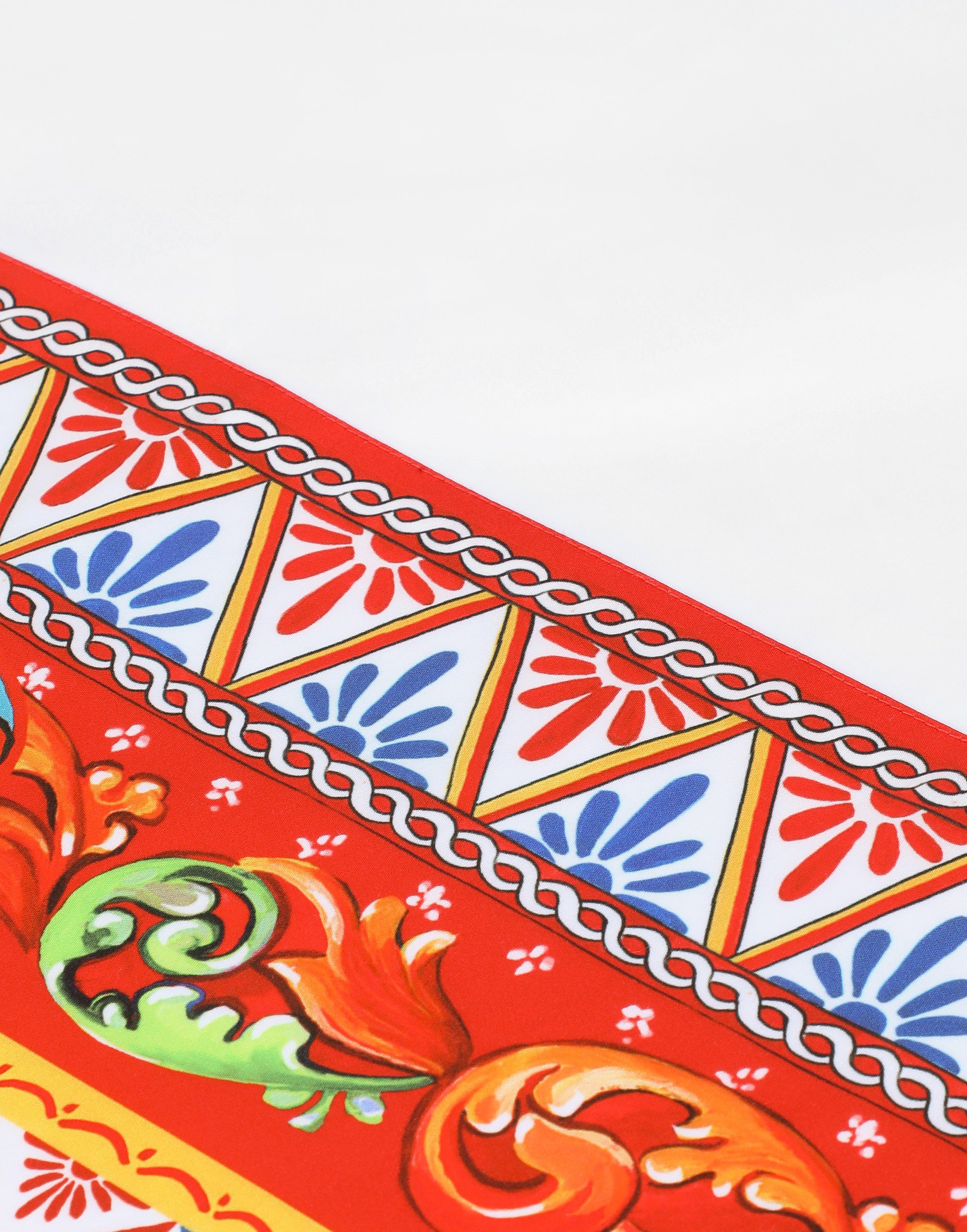 Dolce & Gabbana Set 2 Cotton Sateen Pillowcases In Multi