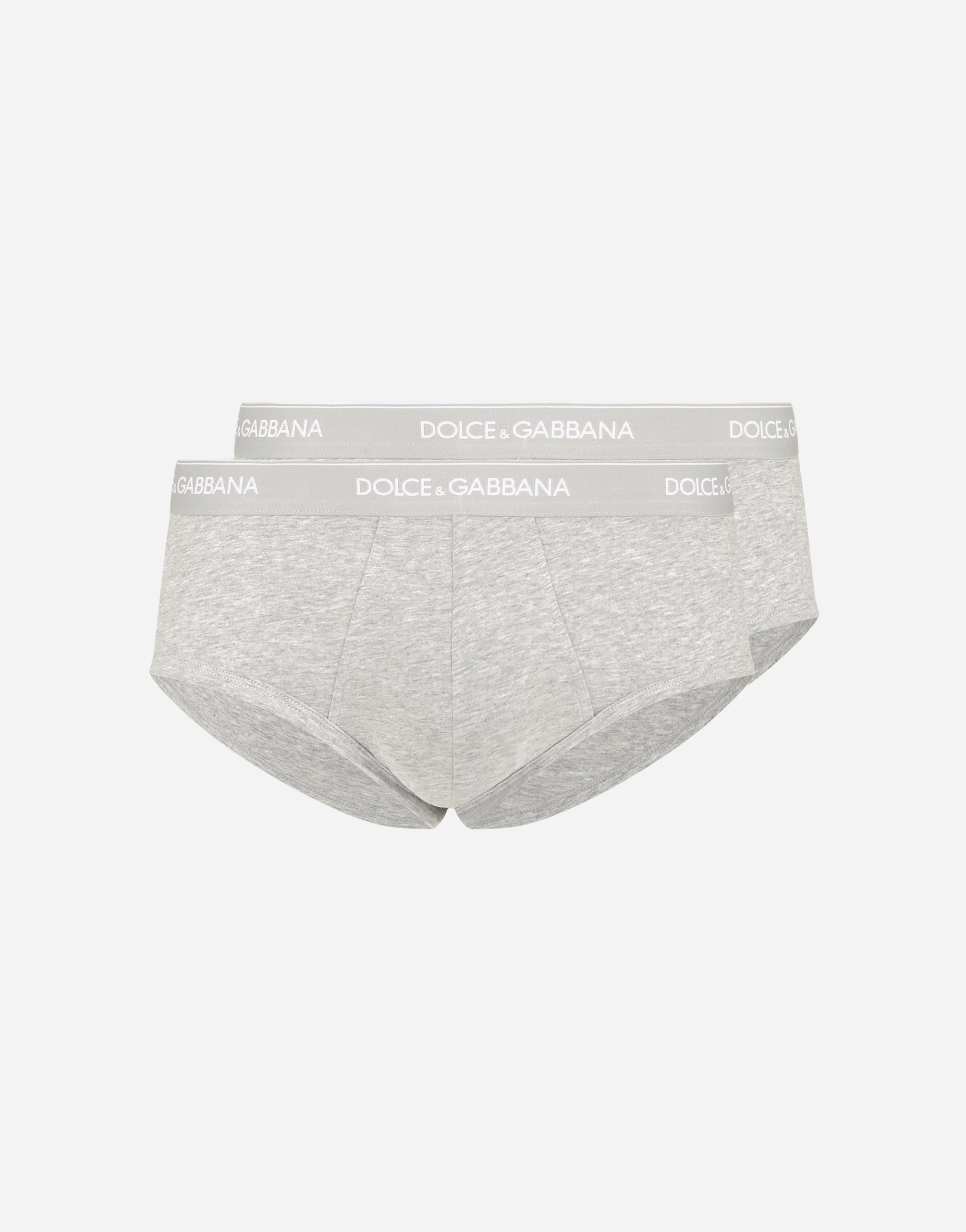 Dolce & Gabbana Slip Brando - Man Underwear And Loungewear Gray Cotton