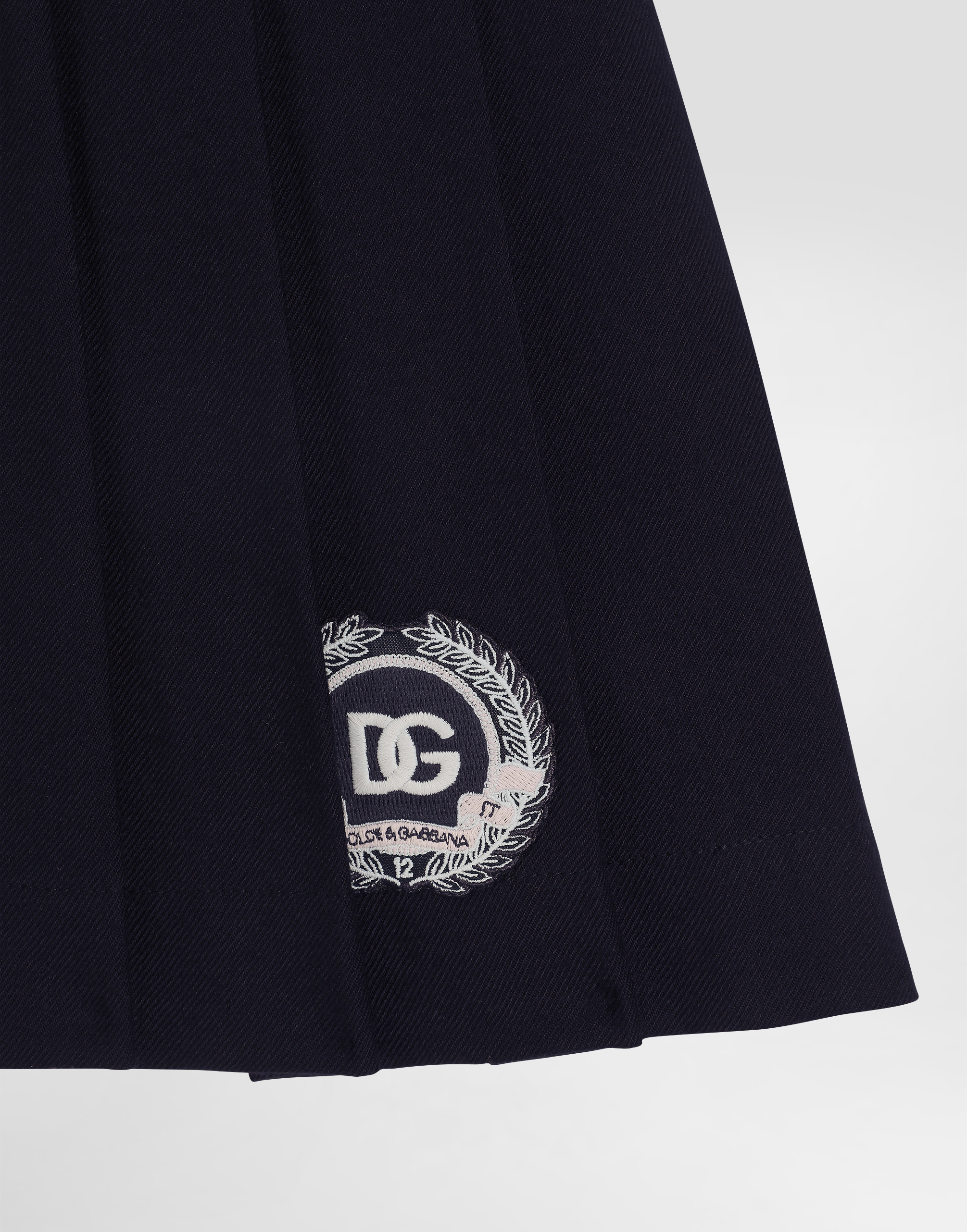 Wool canvas skirt
