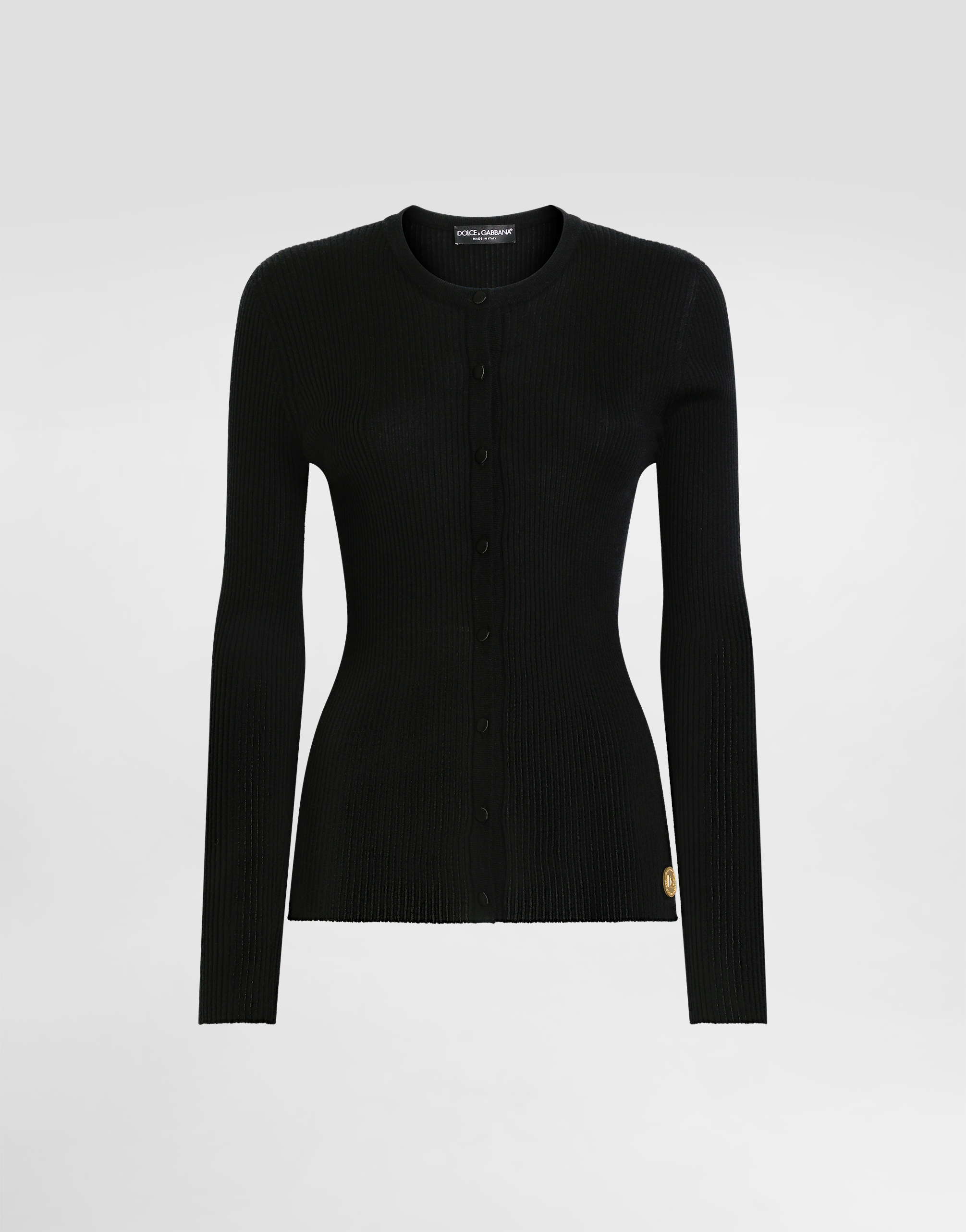 Cashmere cardigan in Black for Women | Dolce&Gabbana®