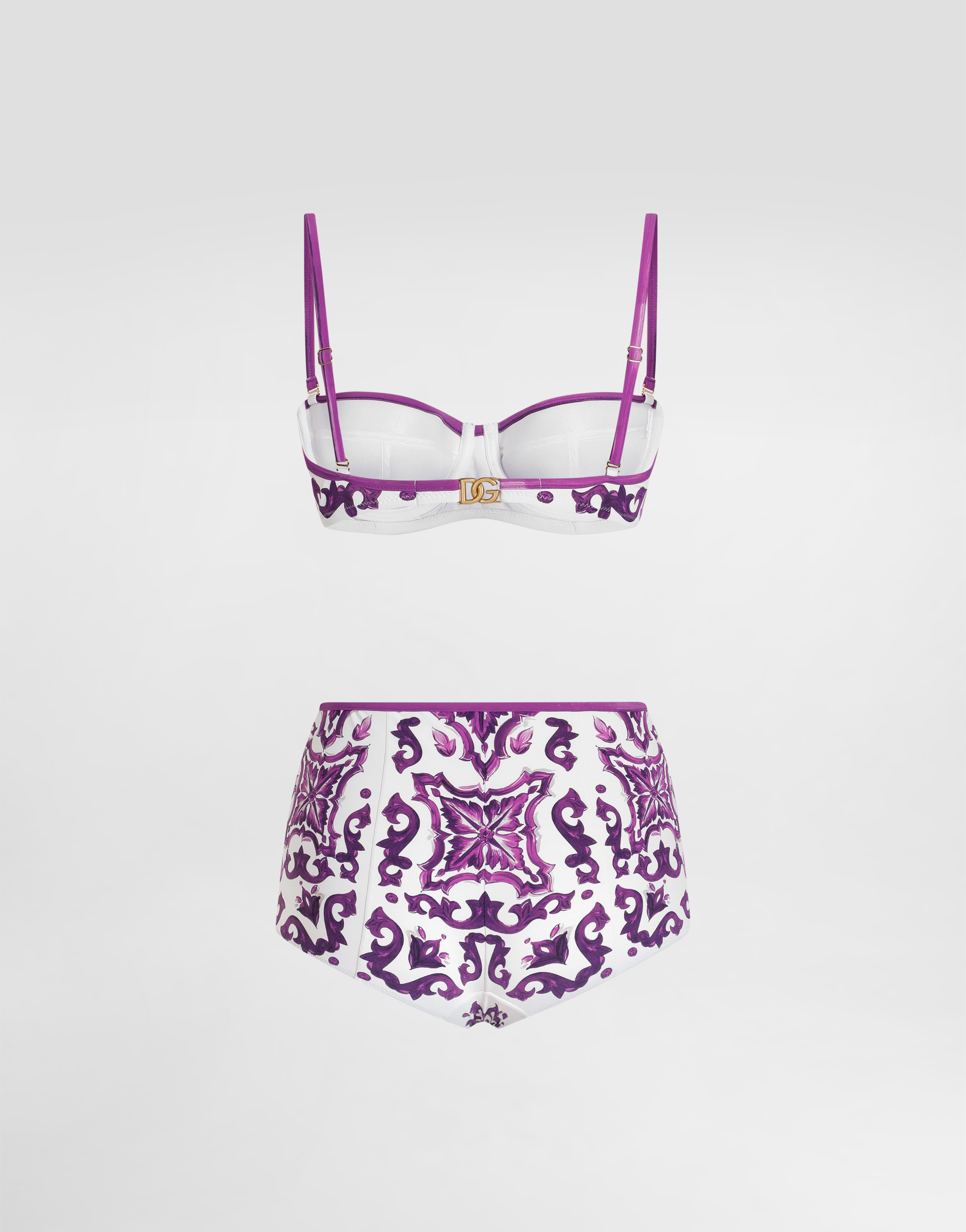 Dolce & Gabbana Majolica Print Bikini