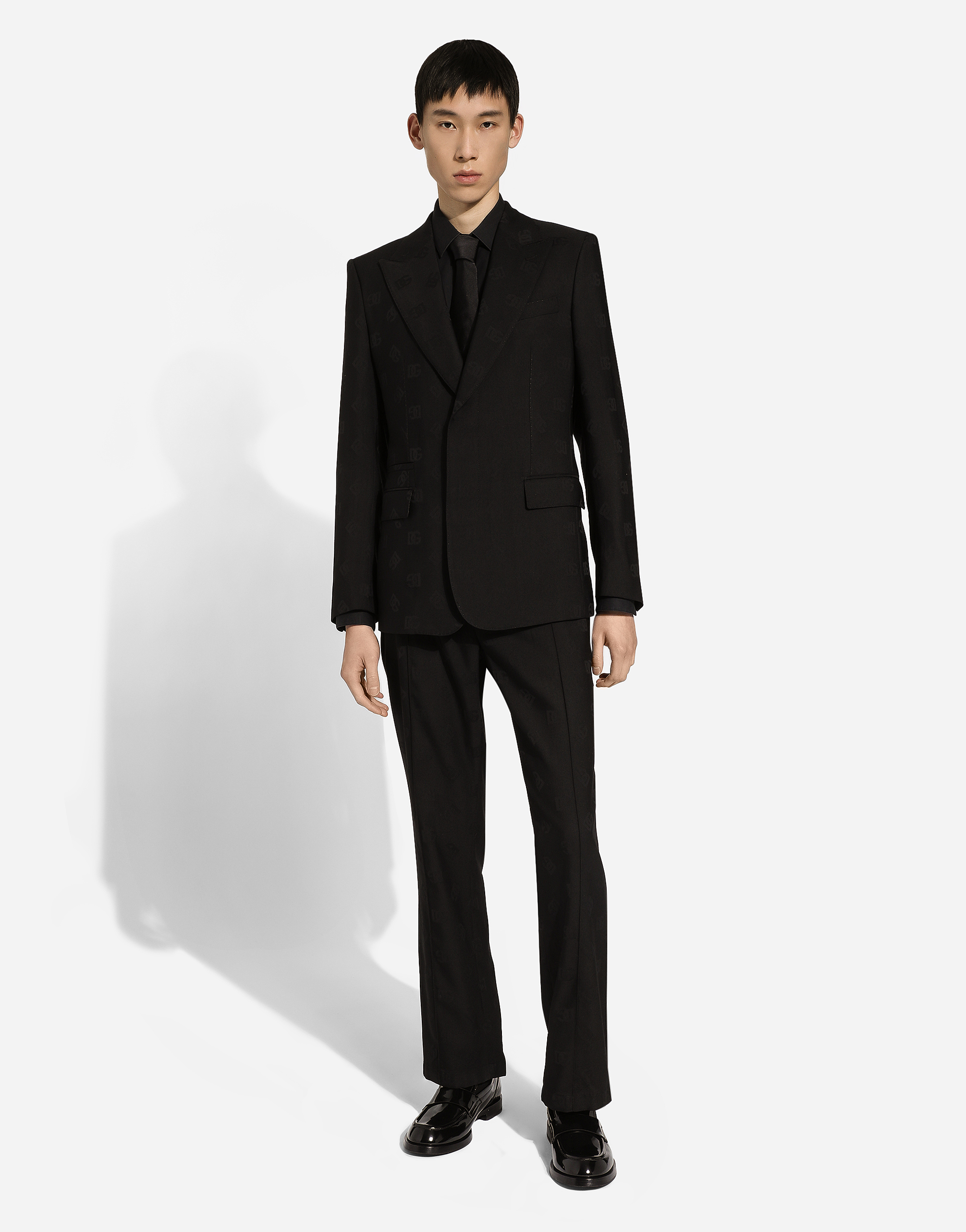 Dolce & Gabbana Single-breasted Sicilia-fit Tuxedo Jacket In Black