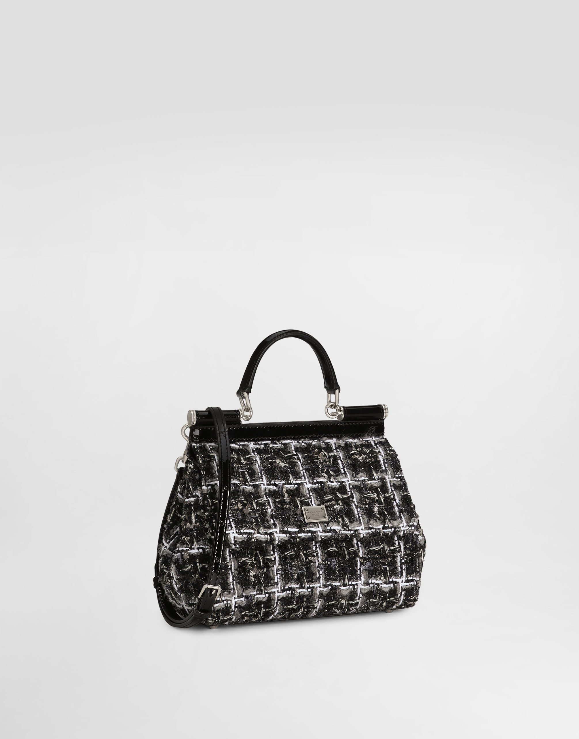 Dolce & Gabbana Medium Sicily Handbag In Black