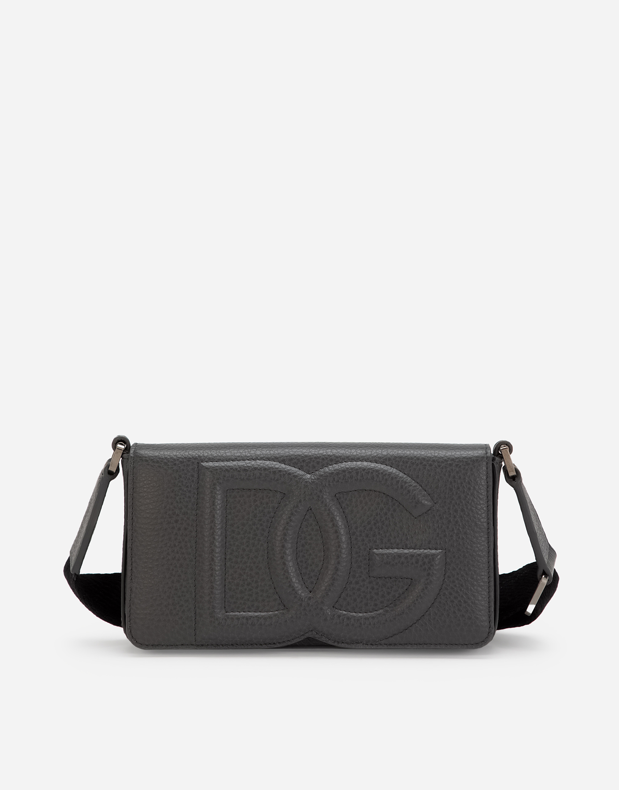 Dolce & Gabbana Deerskin Mini Bag - Man Wallets And Small Leather Goods Grey Onesize