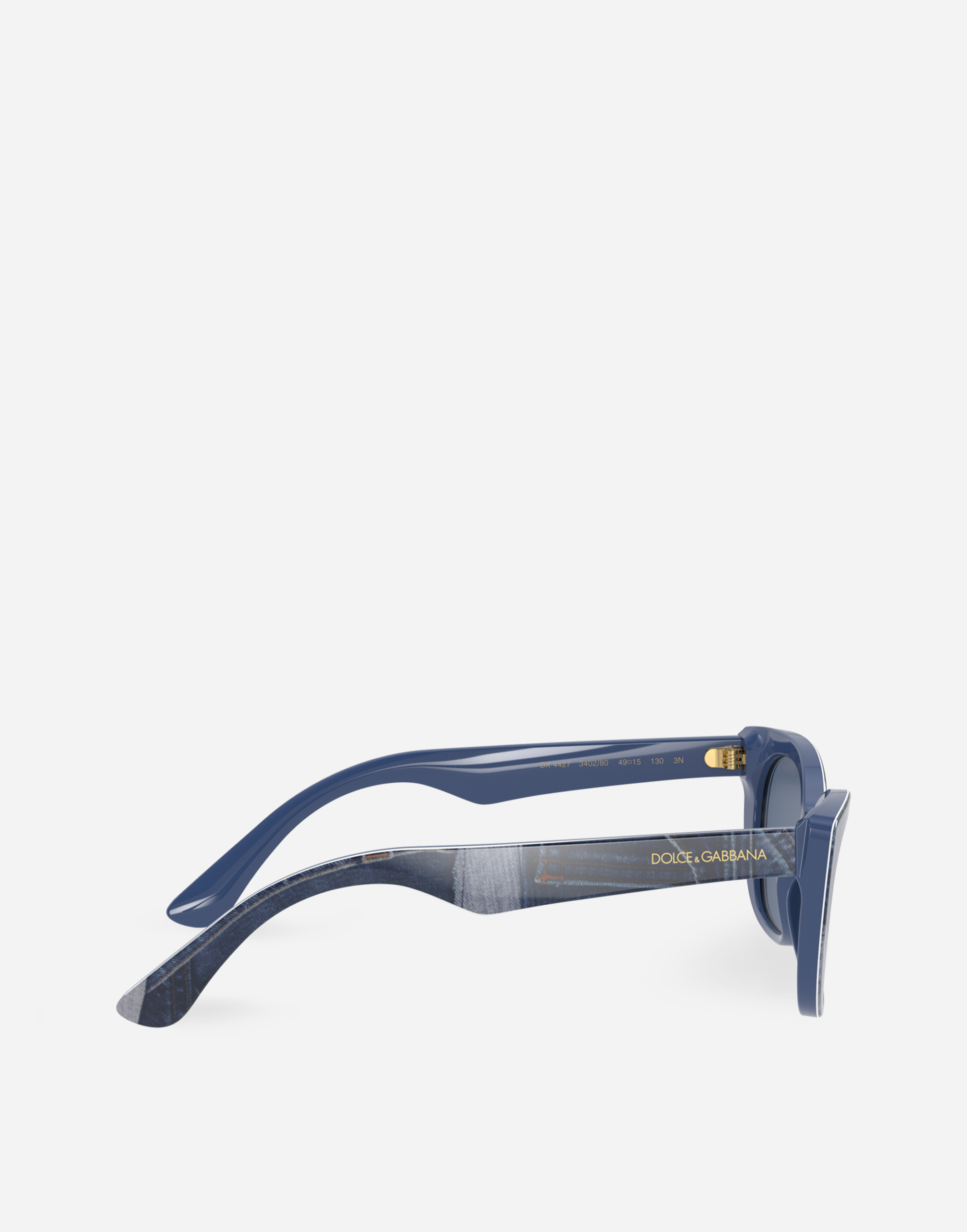 DOLCE & GABBANA DENIM PATCHWORK SUNGLASSES