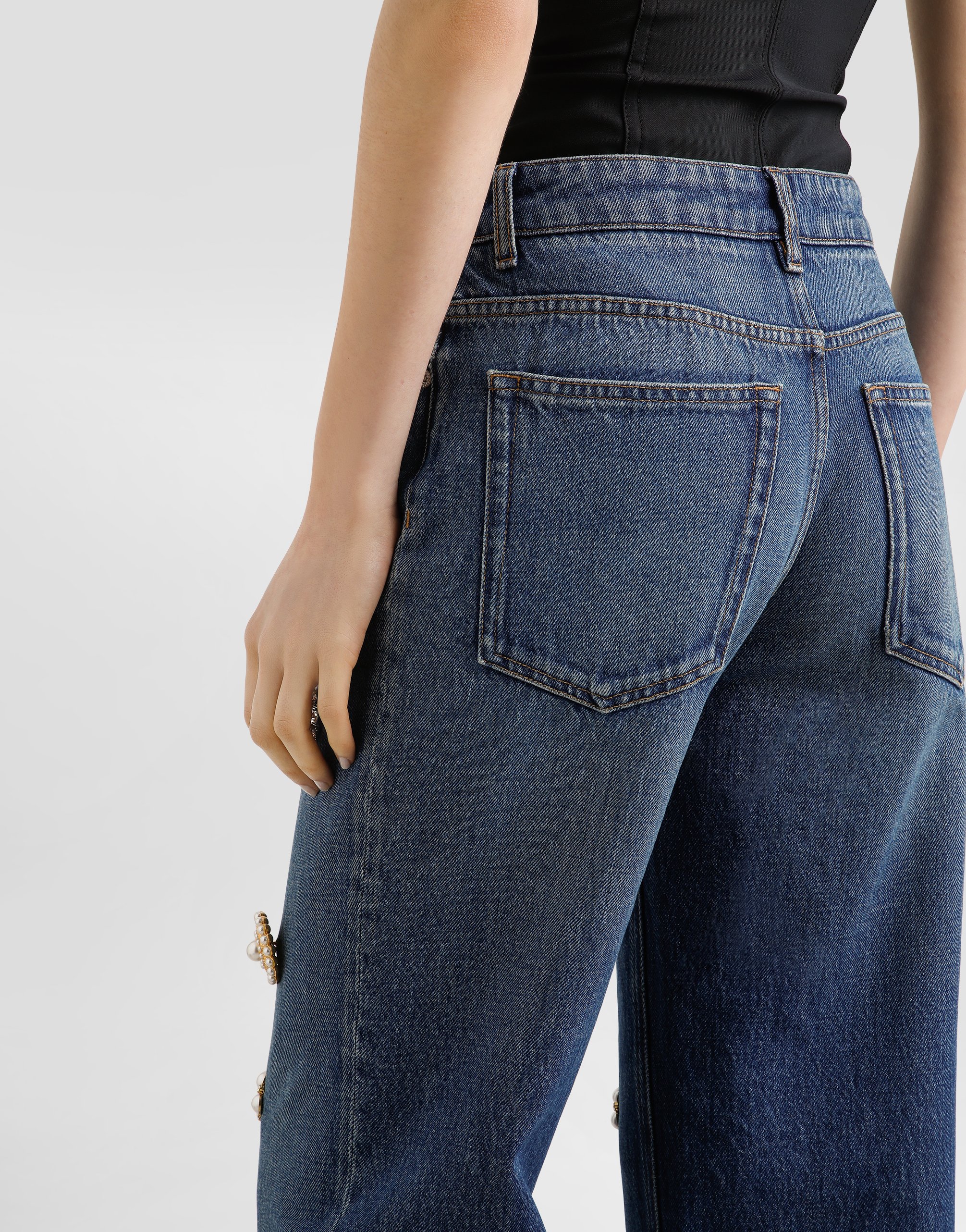 5-pocket denim trousers
