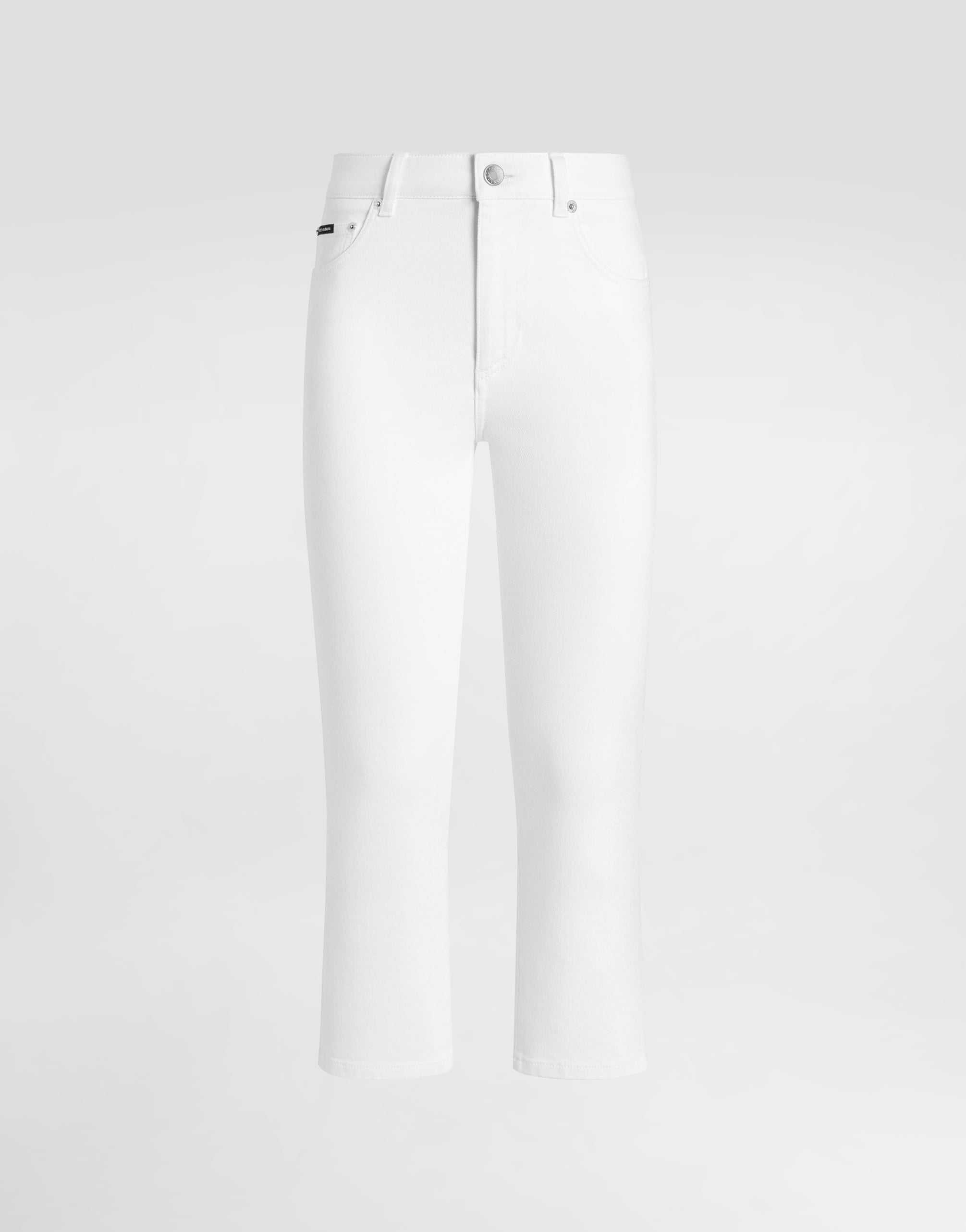 5-pocket denim trousers in Multicolor for Women | Dolce&Gabbana® US