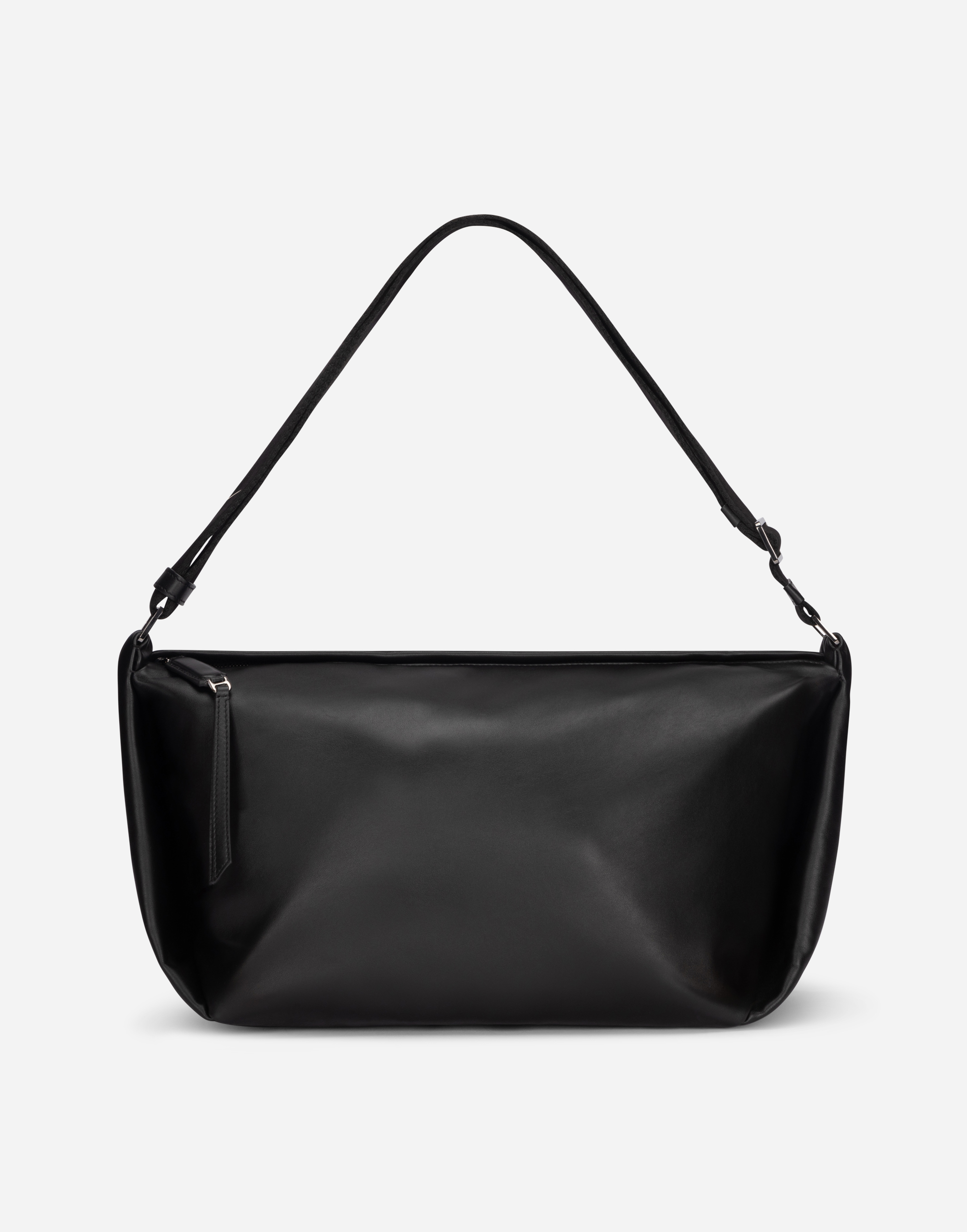 Dolce & Gabbana Calfskin Soft Bag In Black