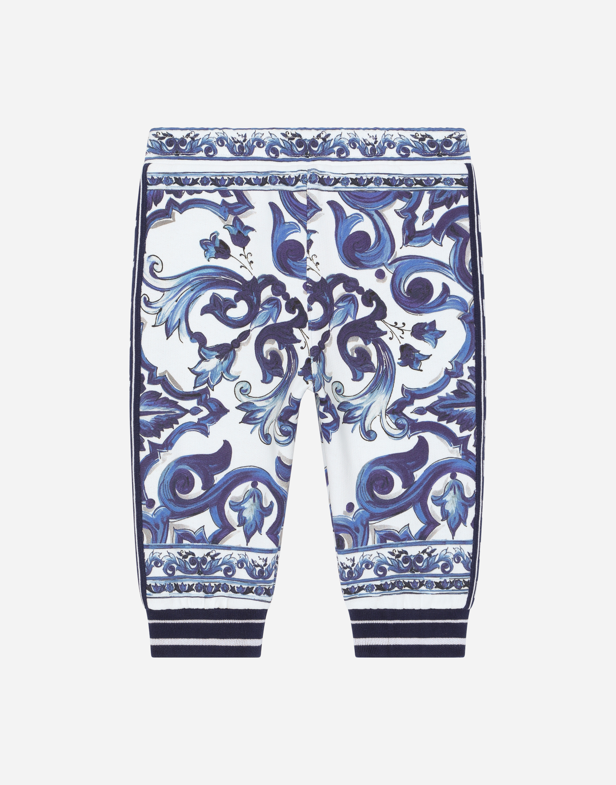 Majolica-print jersey jogging pants