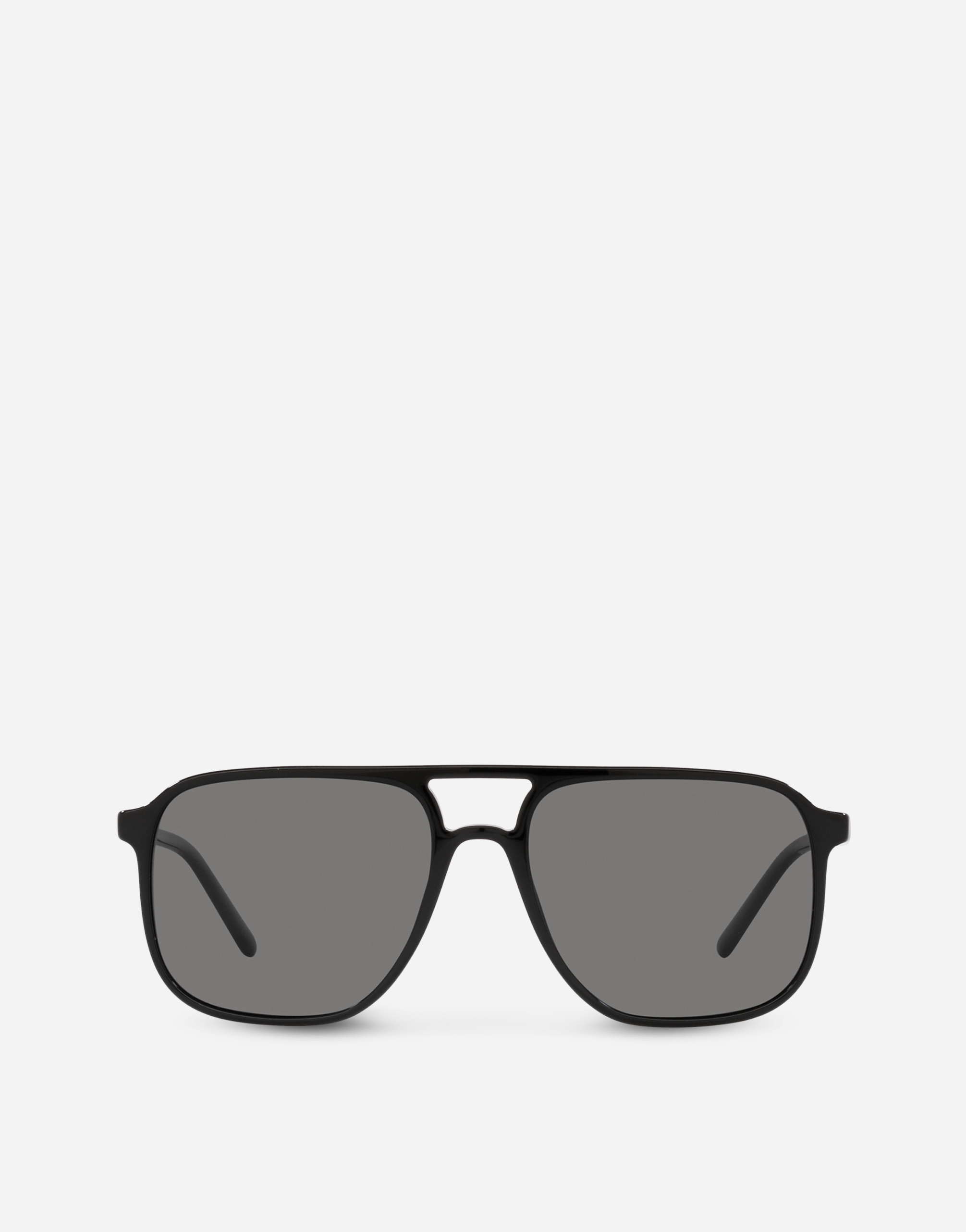 Shop Dolce & Gabbana Thin Profile Sunglasses In Black