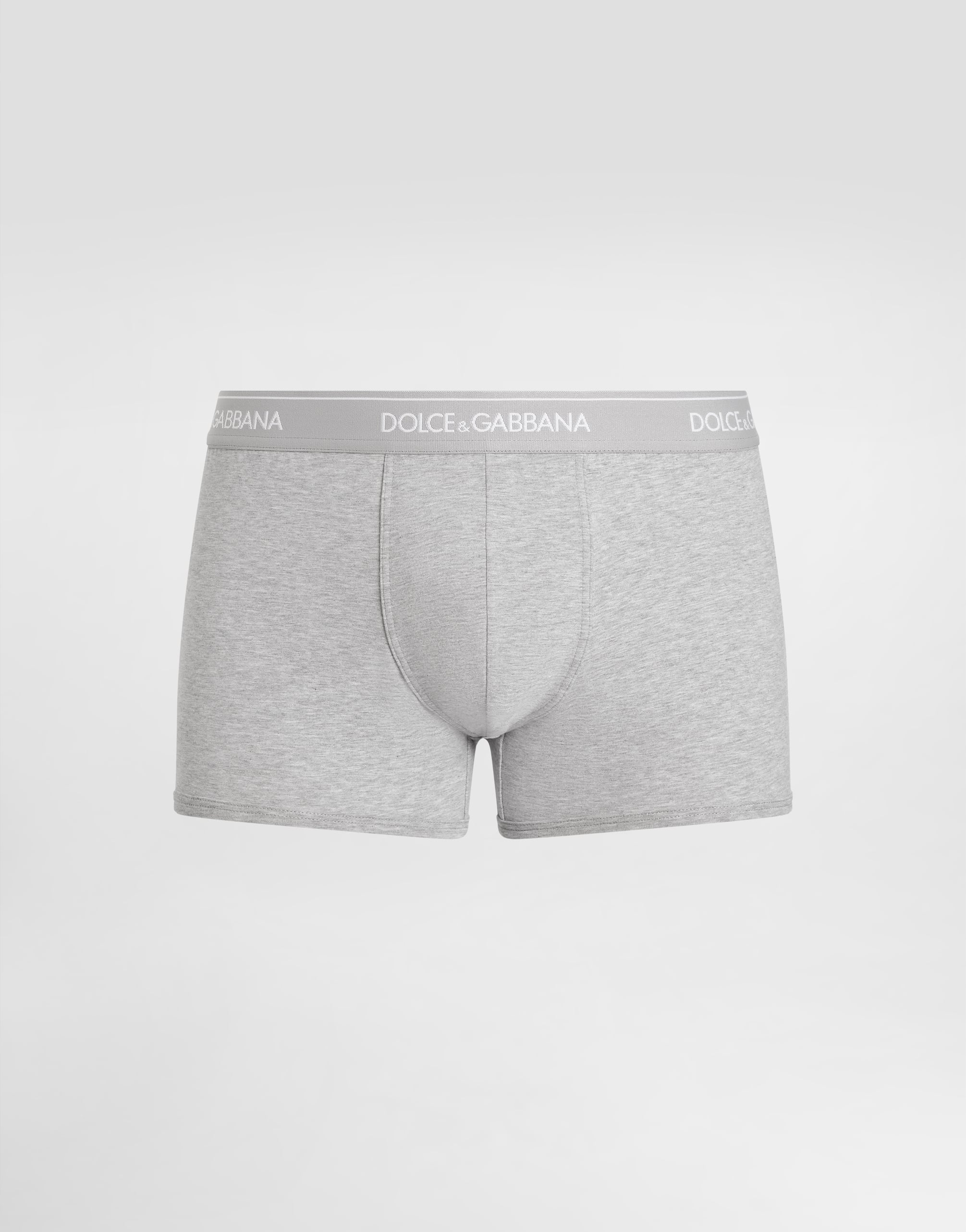  Dolce & Gabbana Pack De 3 Boxers Classiques Brando En Jersey Stretch - Homme Sous-vêtements Et Loungewear Multicolore Coton 4 