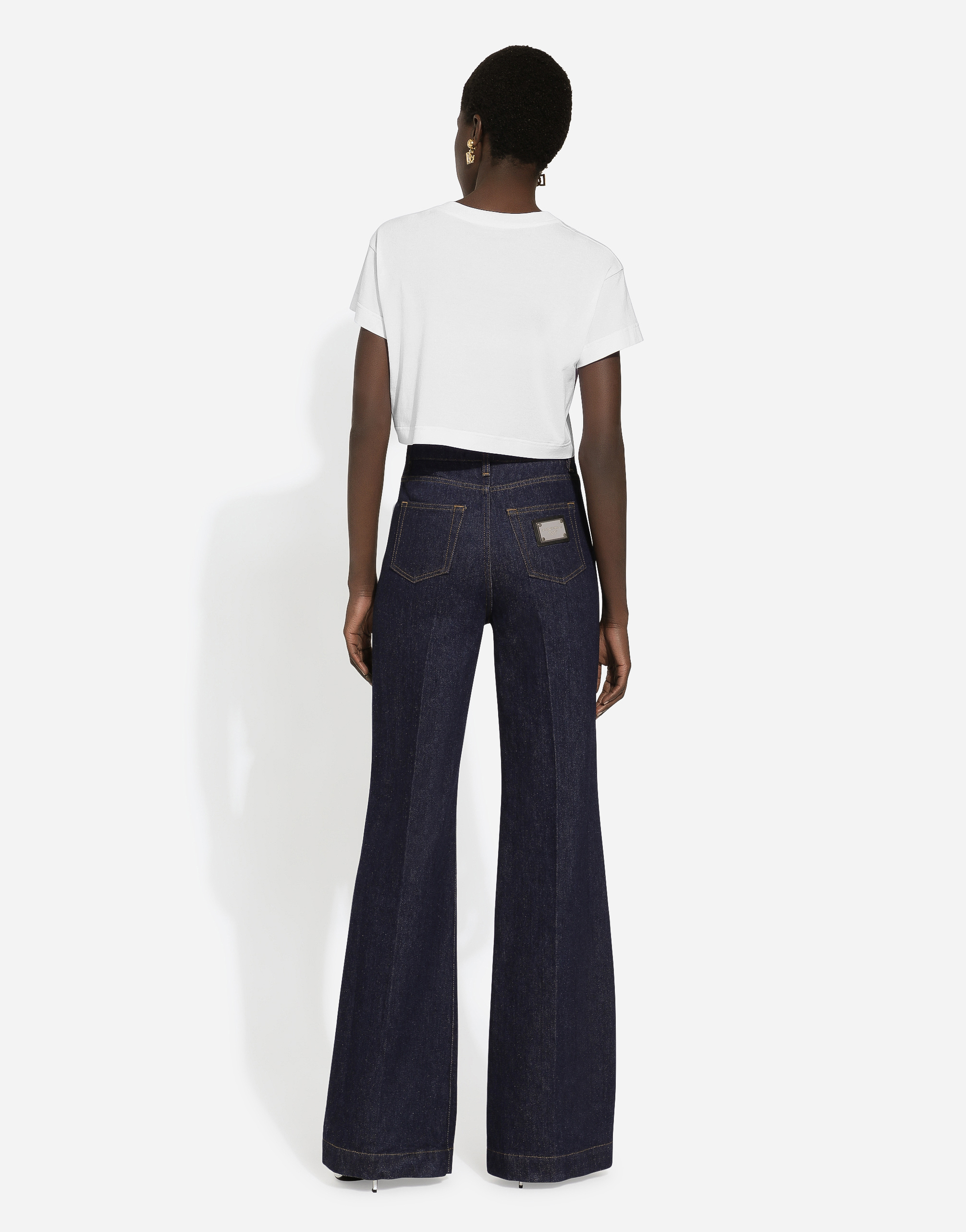 DOLCE & GABBANA FLARED DENIM JEANS 