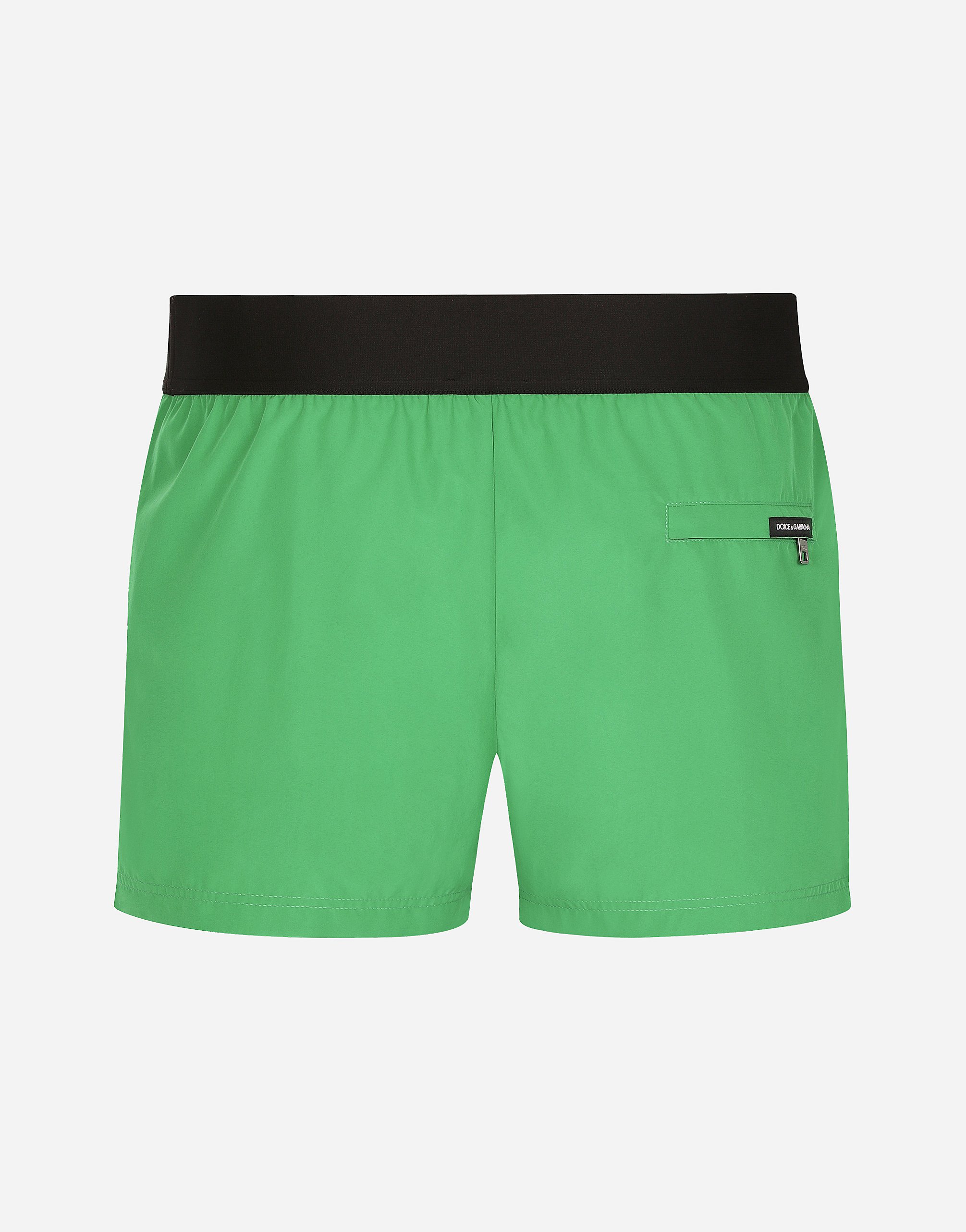 Short swim trunks with Dolce&Gabbana logo