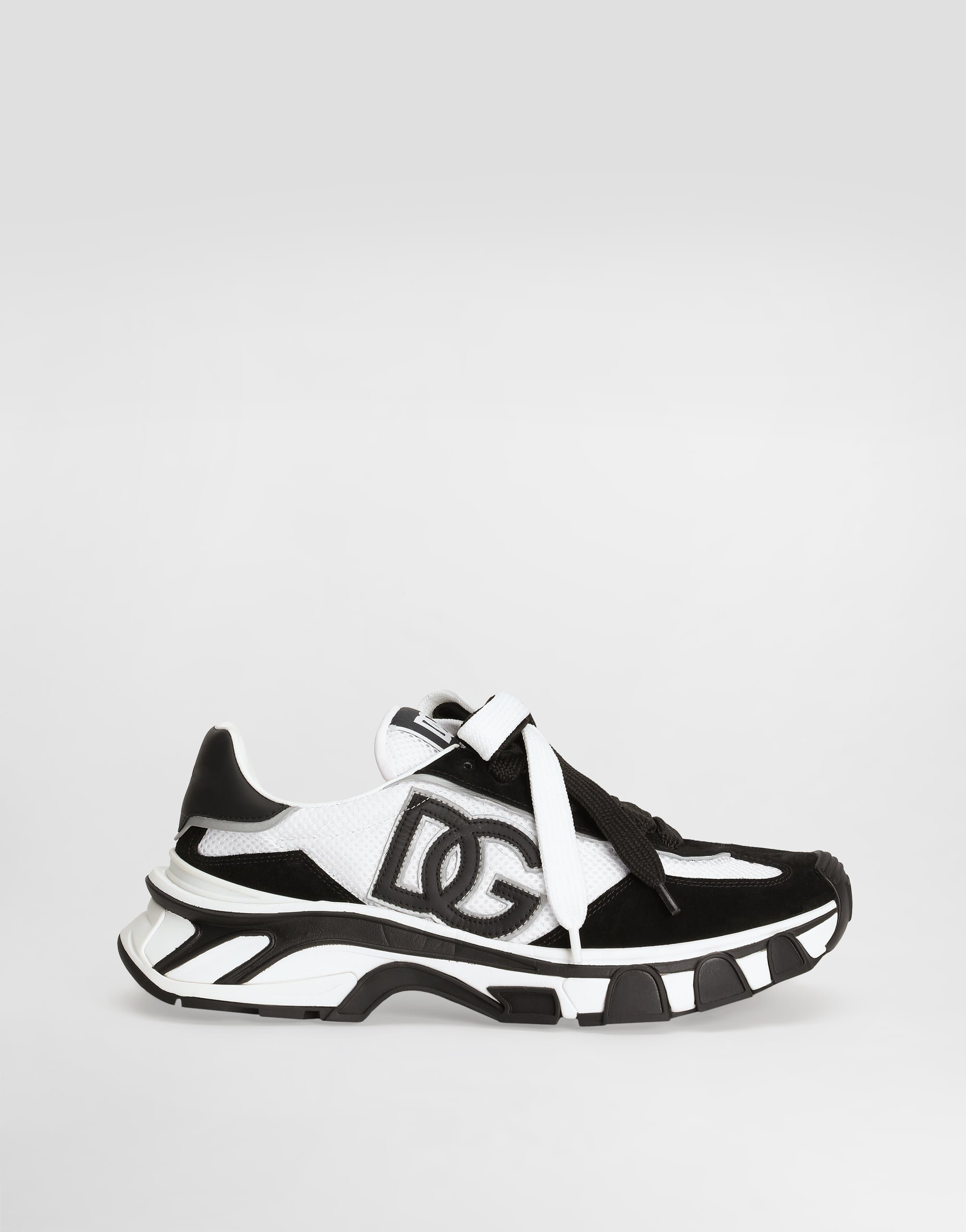 DG country road nylon and leather sneakers in Multicolor for Men