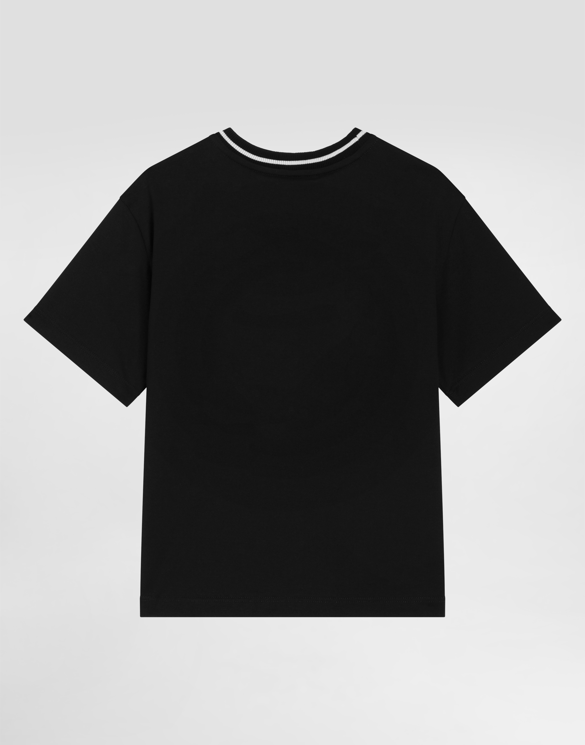 Dolce & Gabbana Jersey T-shirt With Print In Black