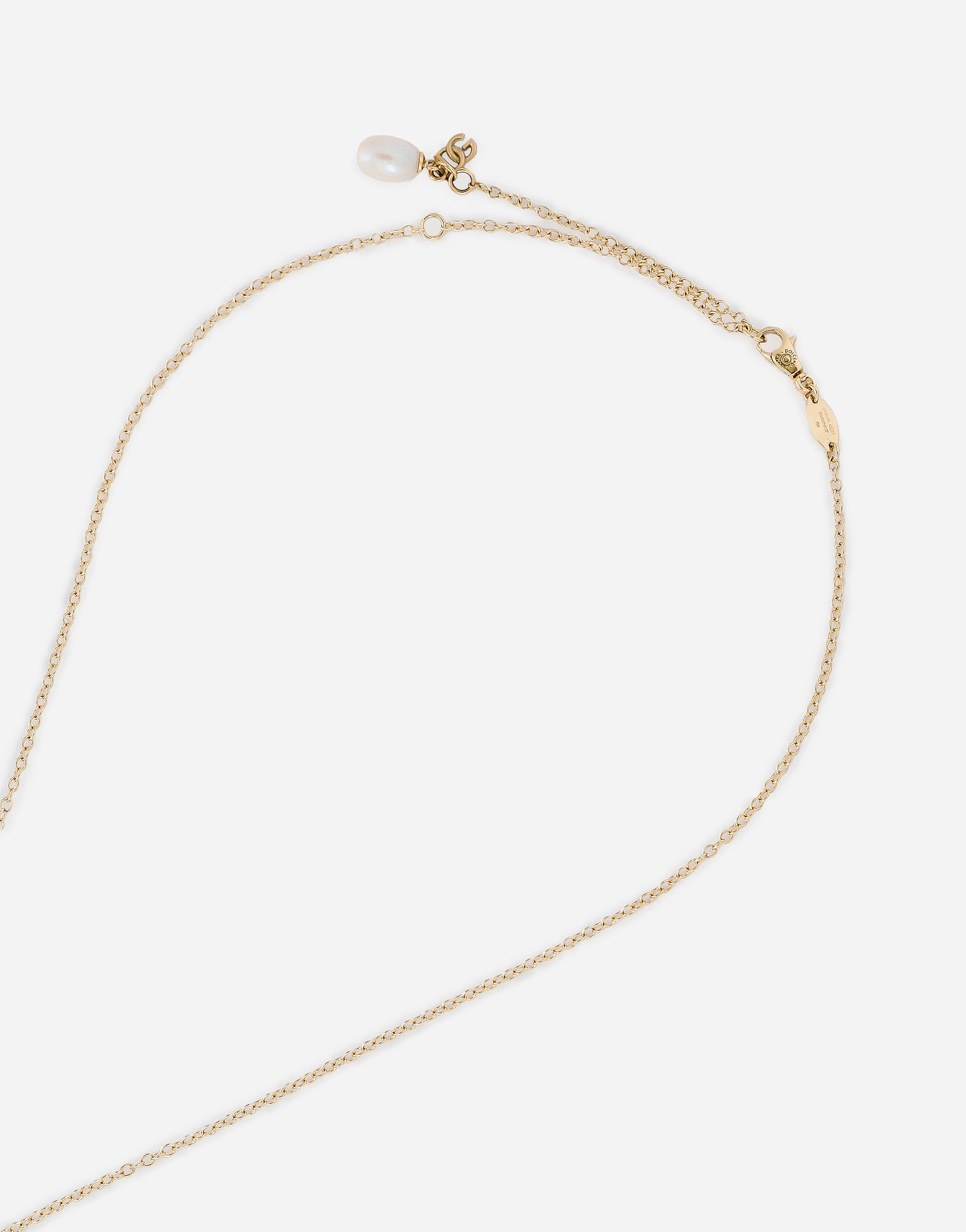 Rainbow Pendant  18-carat yellow gold and multicolored gems