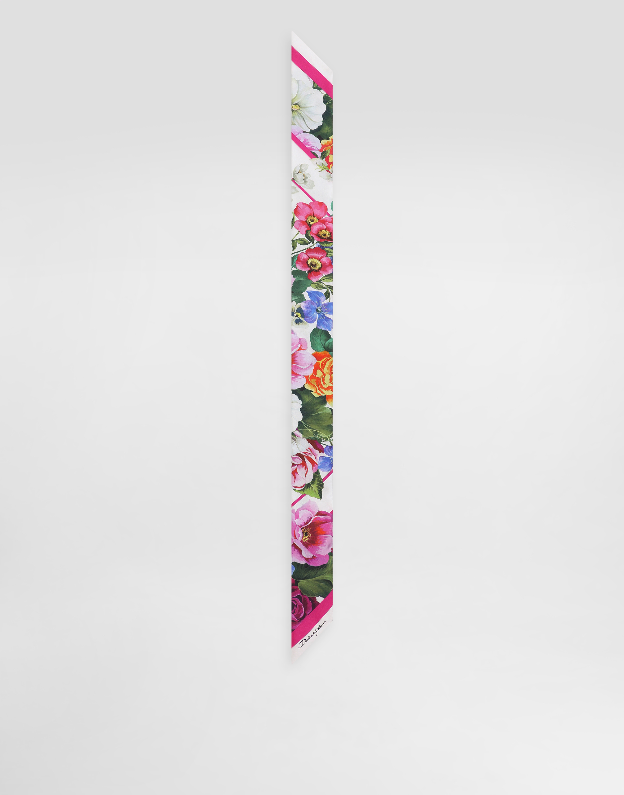 Dolce & Gabbana Floral-print Twill Headscarf (6x100) In Print