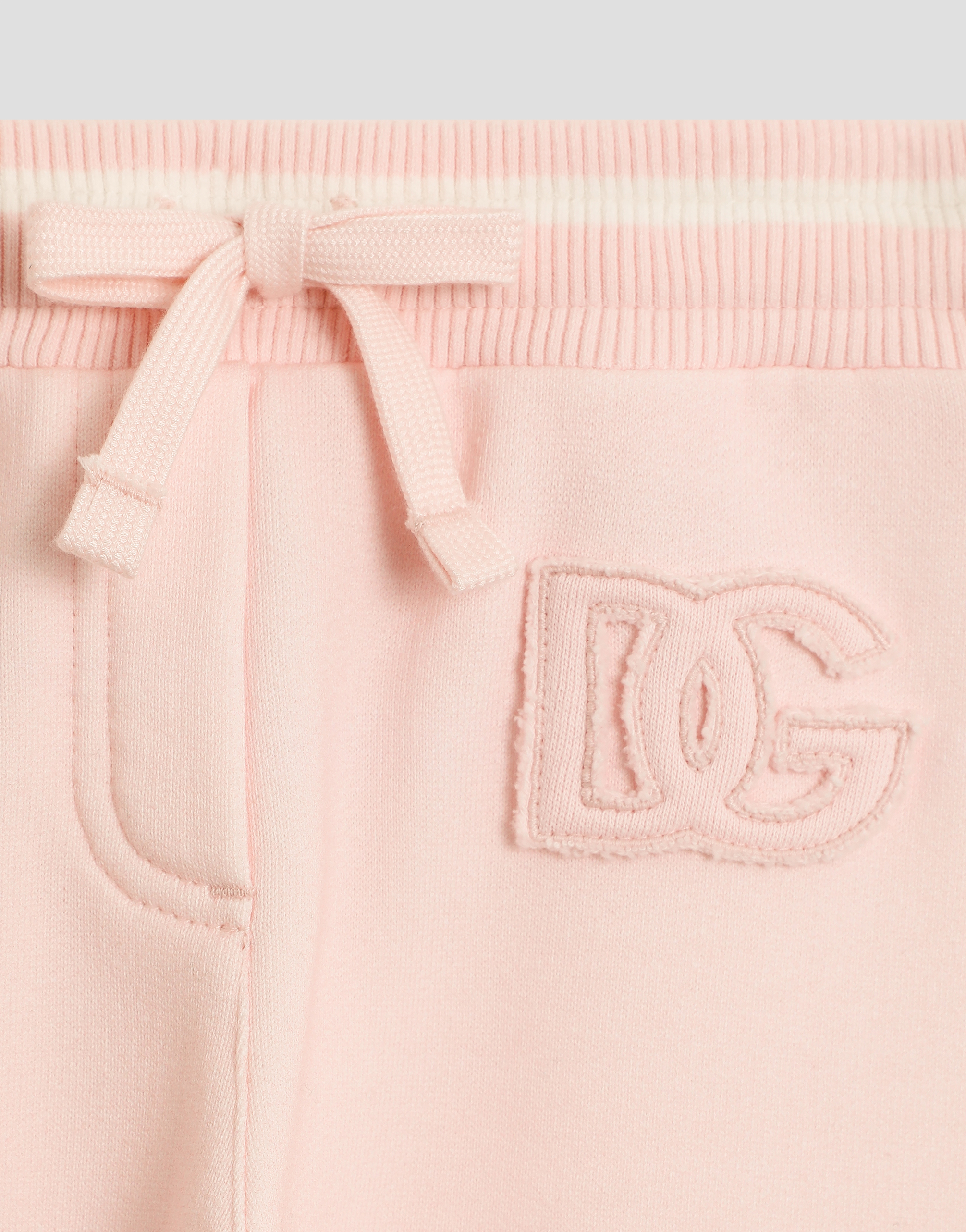  Dolce & Gabbana Dolce & Gabbana Fleece Trousers With Leopard Print - Woman Trousers And Skirts Multicolor 6/9 Months 