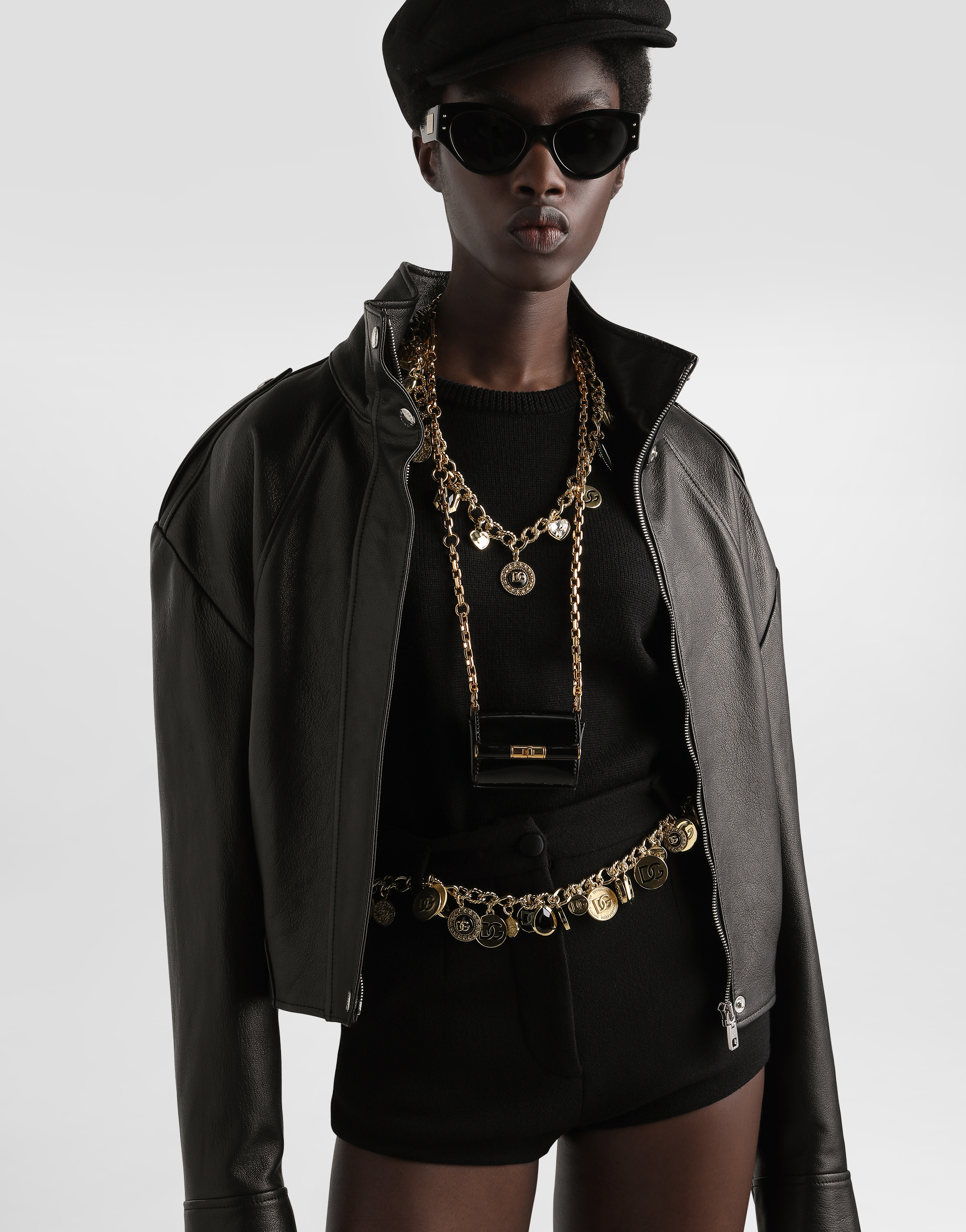 Plongé goat leather jacket