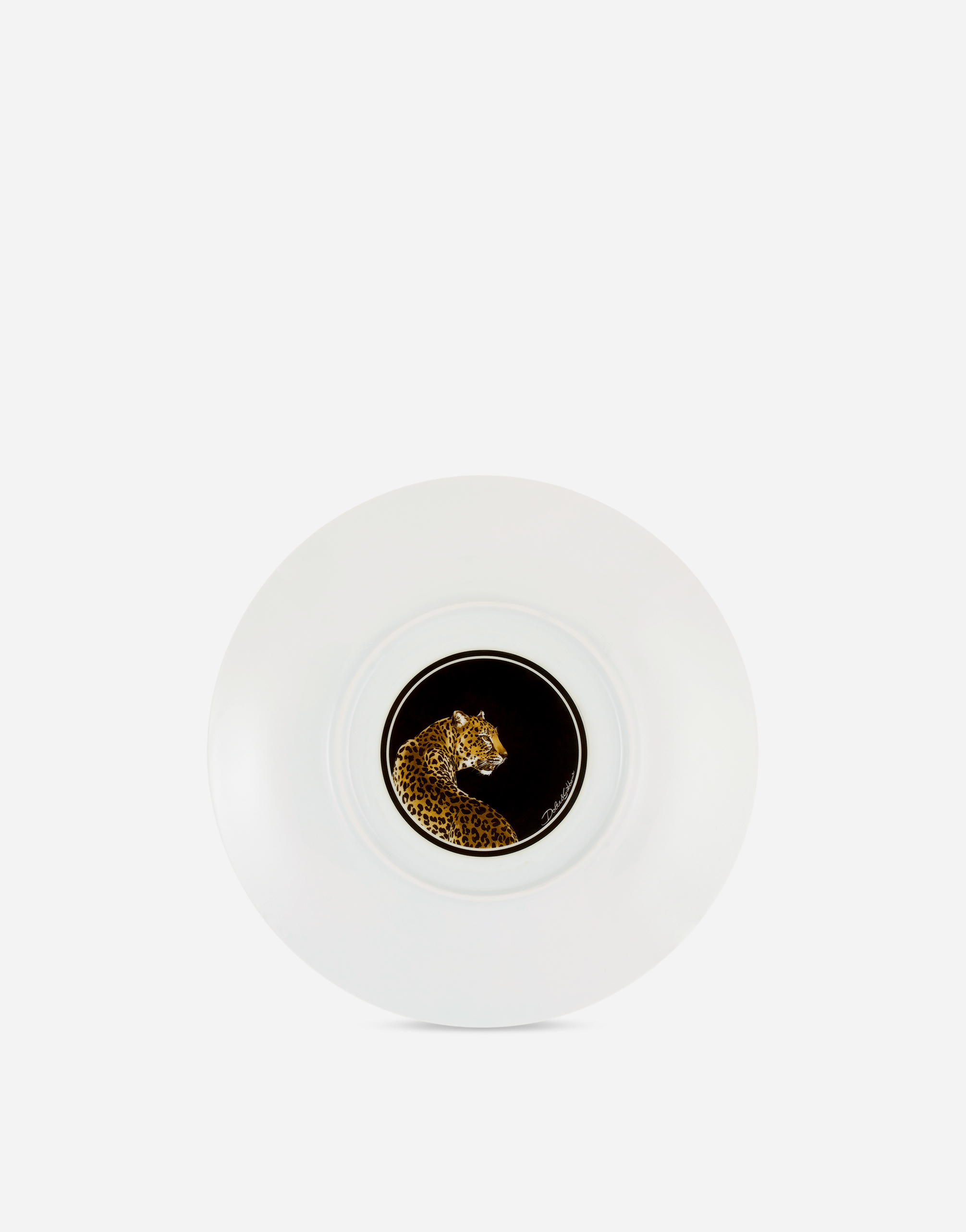 Dolce & Gabbana Set 2 Porcelain Soup Plates In Multicolor