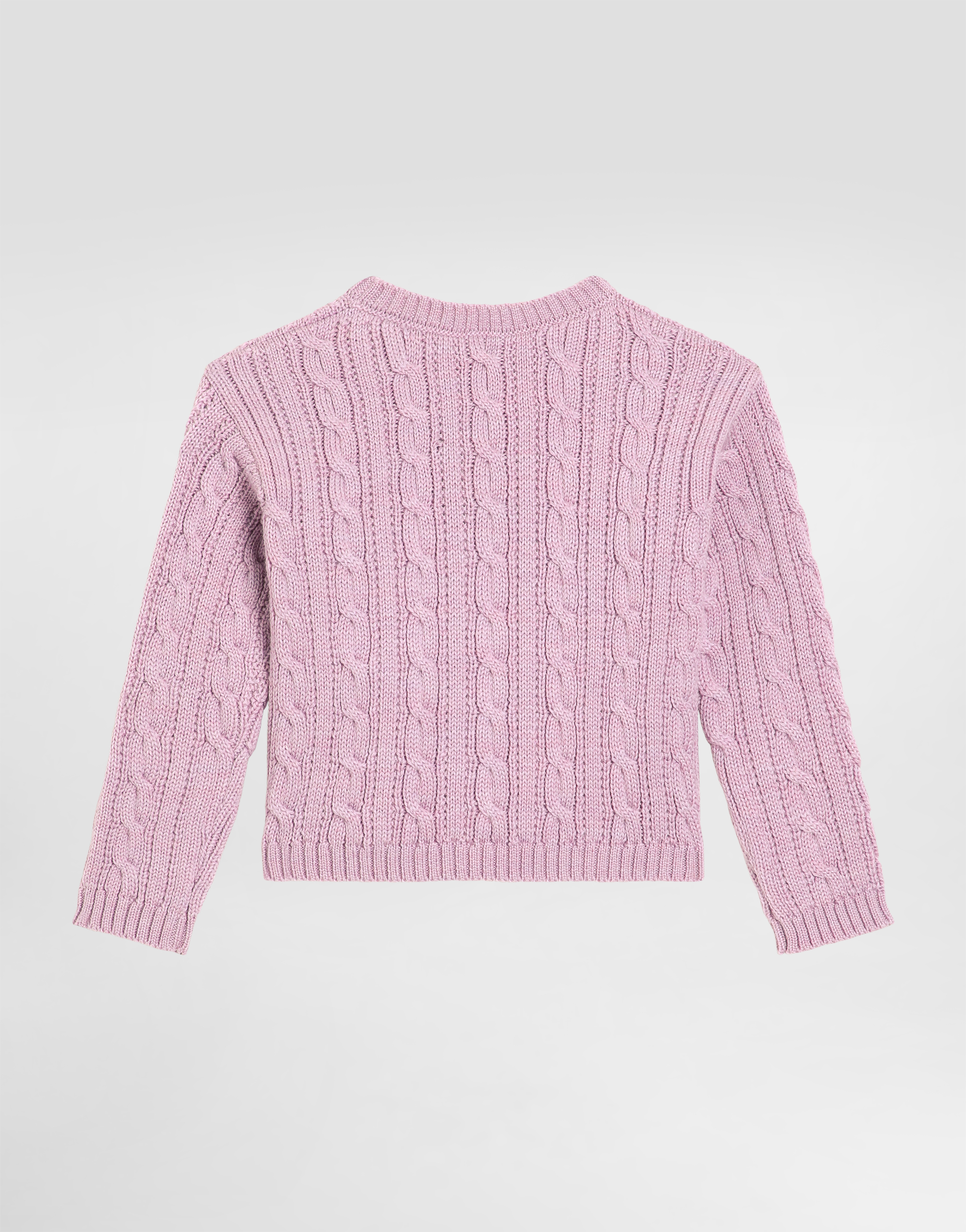  Dolce & Gabbana Dolce & Gabbana Wool Cardigan - Woman Topwear Lilac 12/18 Months 