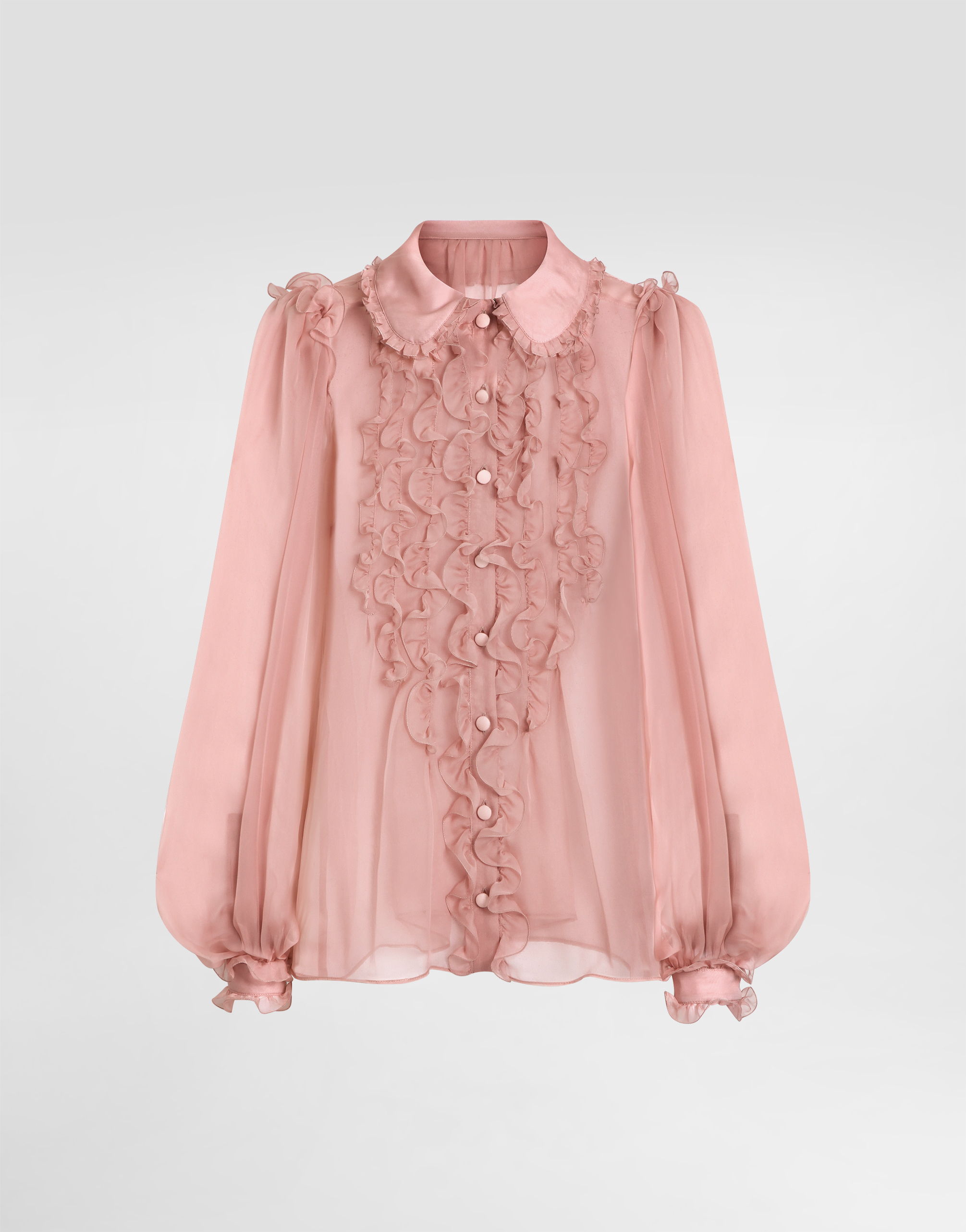 Silk chiffon shirt