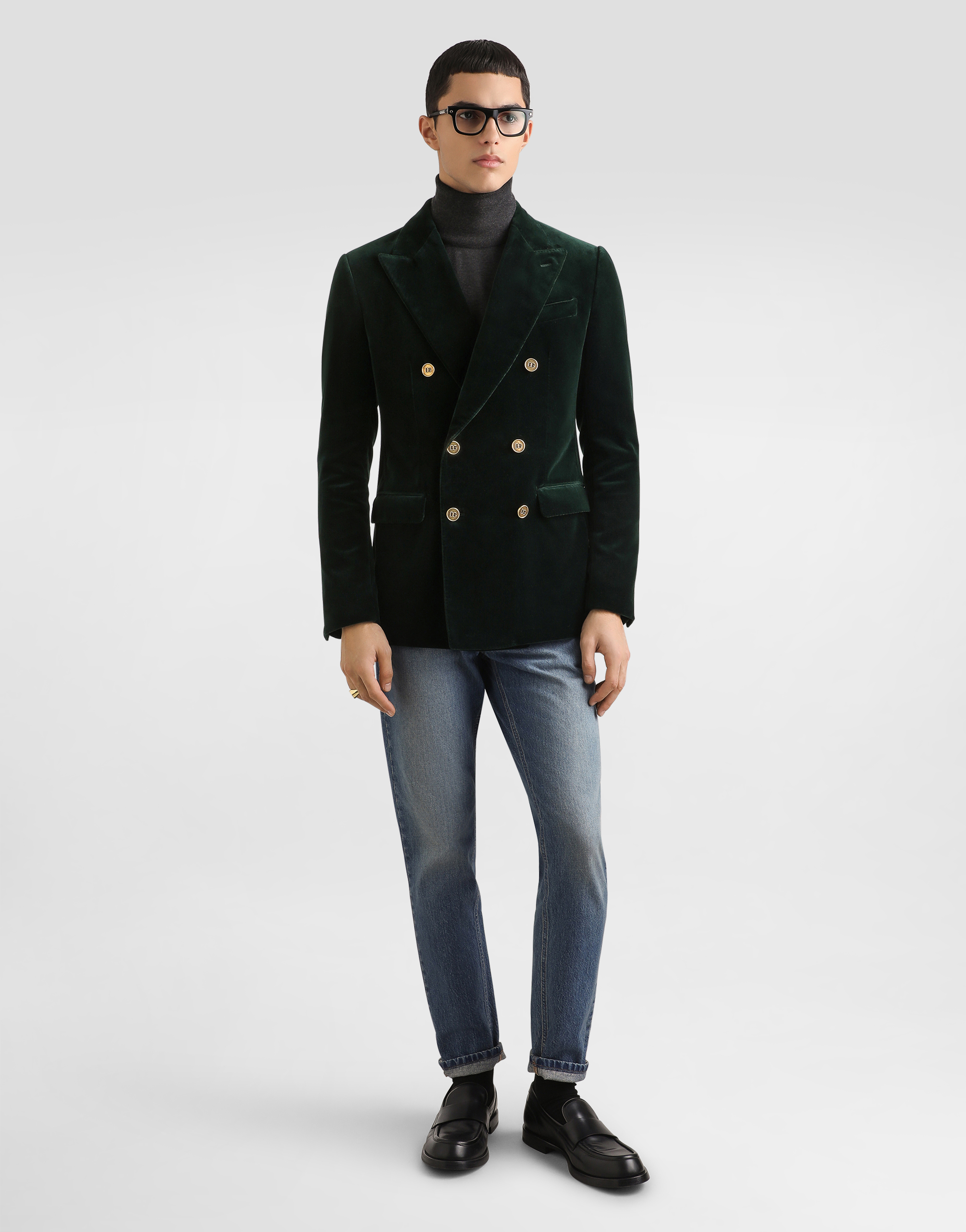 Regular cotton jeans