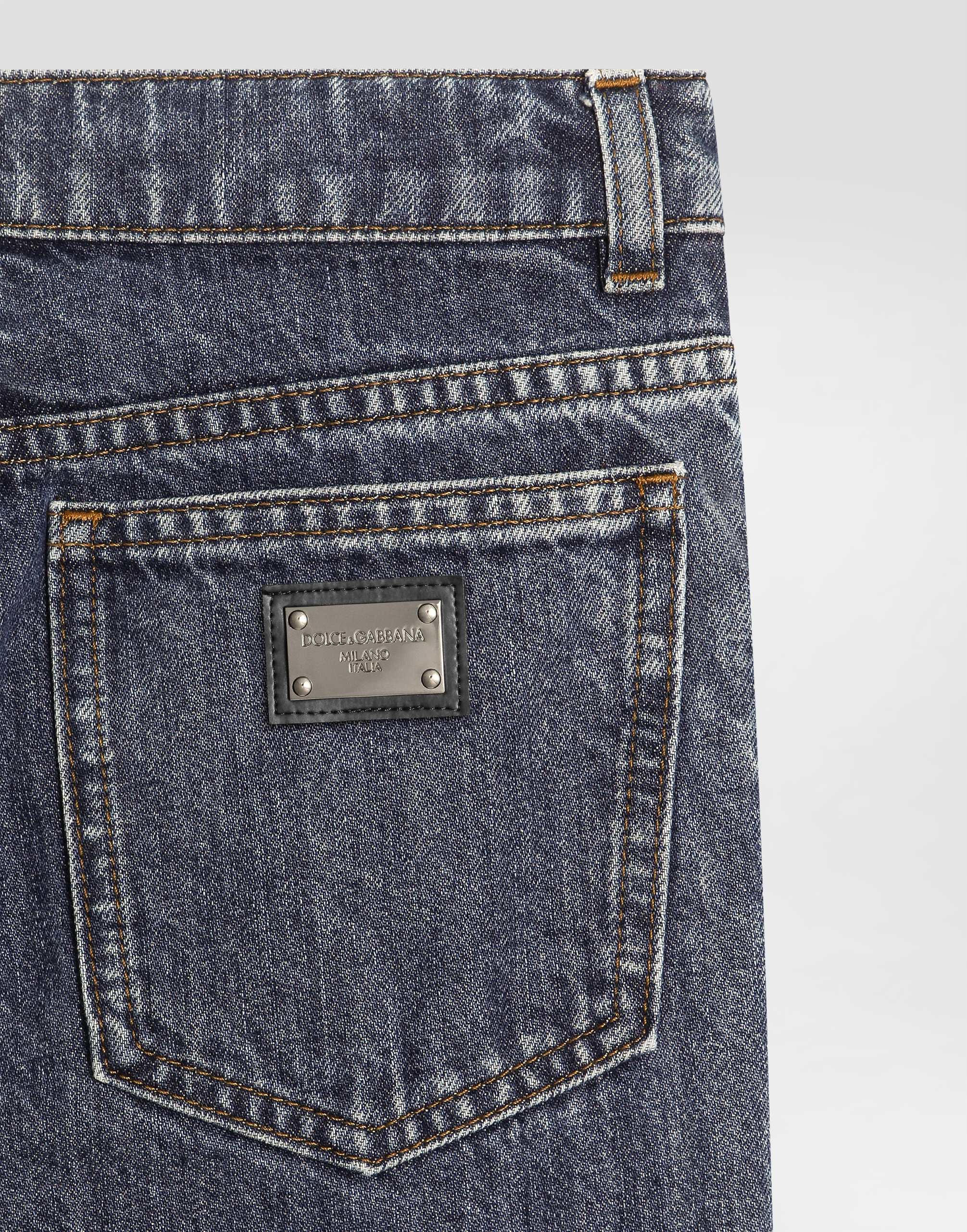 5-pocket denim trousers