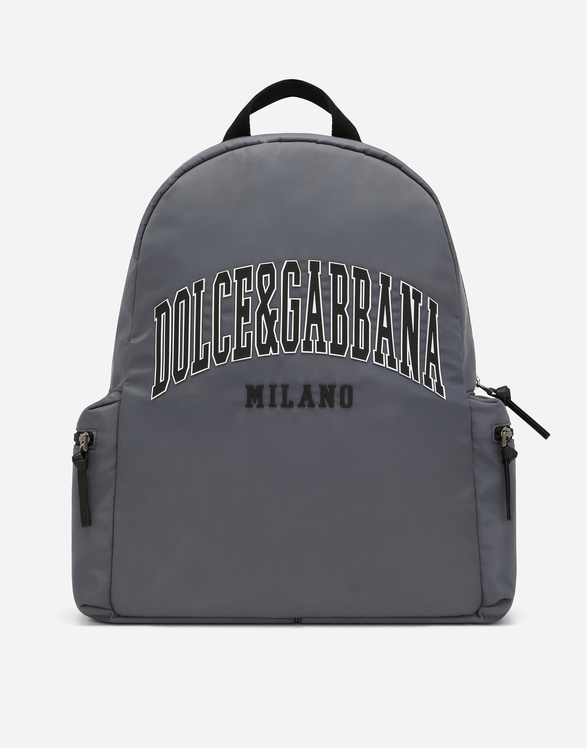 Dolce & Gabbana Nylon Backpack With Logo - Man Accessories Multicolor Onesize