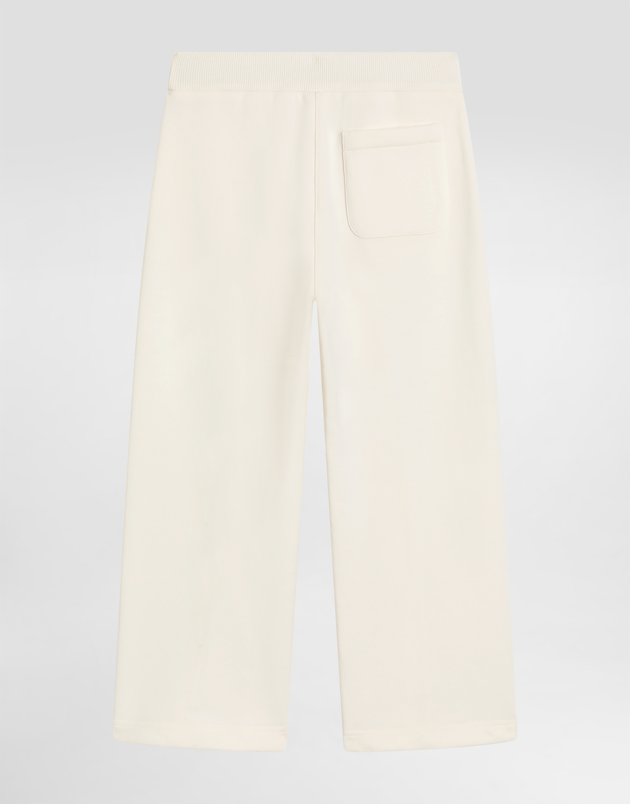  Dolce & Gabbana Fleece Trousers With Dg Embroidery And Rhinestones - Frau Hosen Und Röcke Wei� 10 Years 