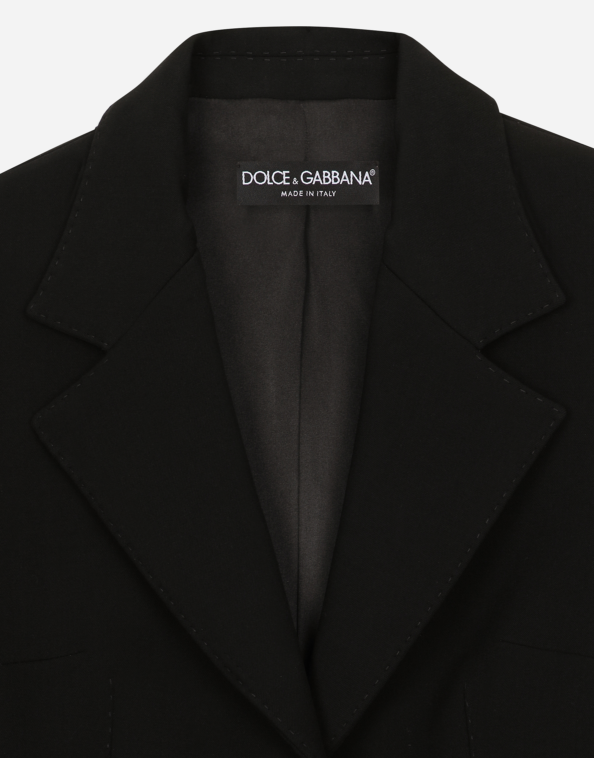 Single-breasted wool Dolce jacket