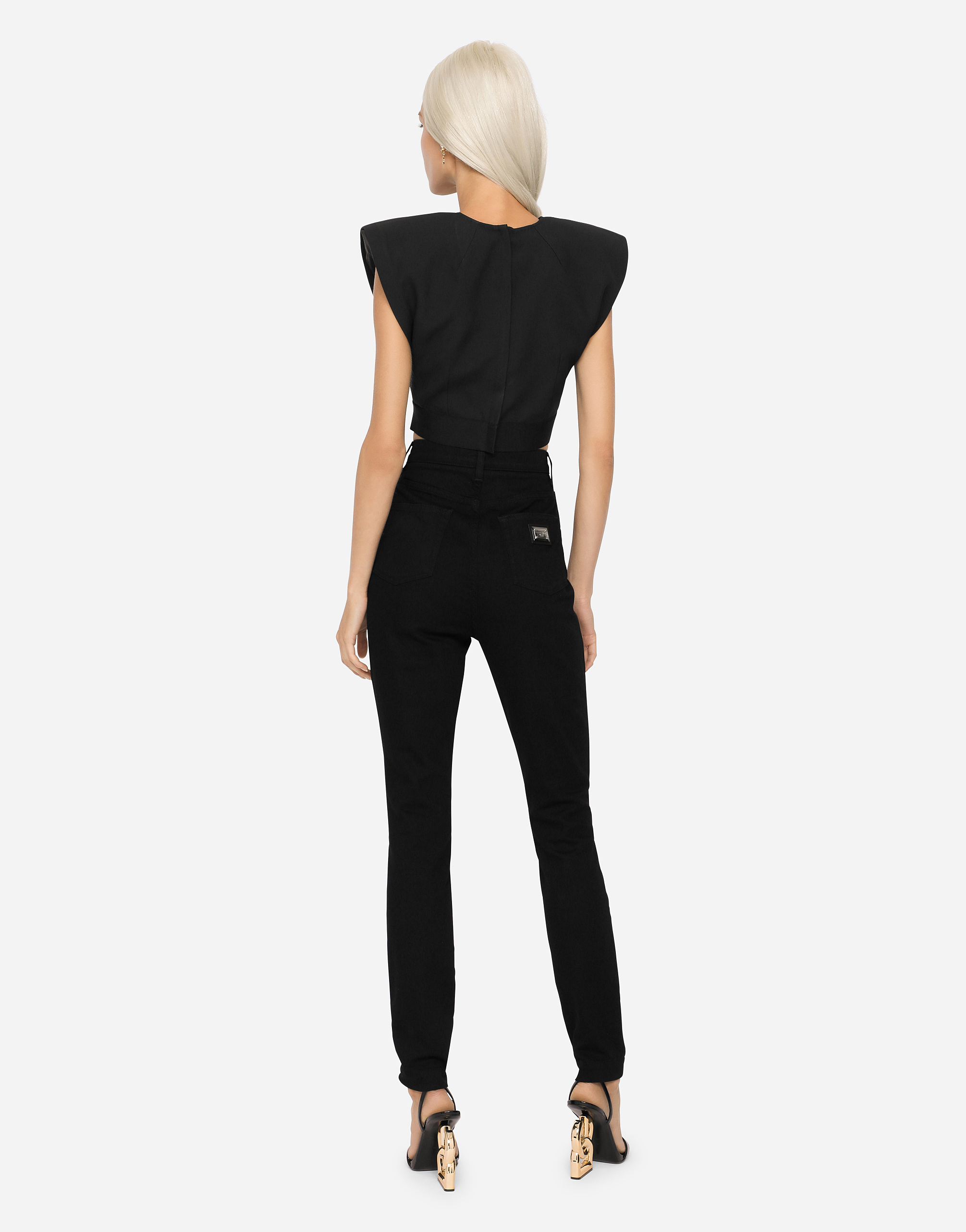 DOLCE & GABBANA STRETCH DENIM GRACE JEANS