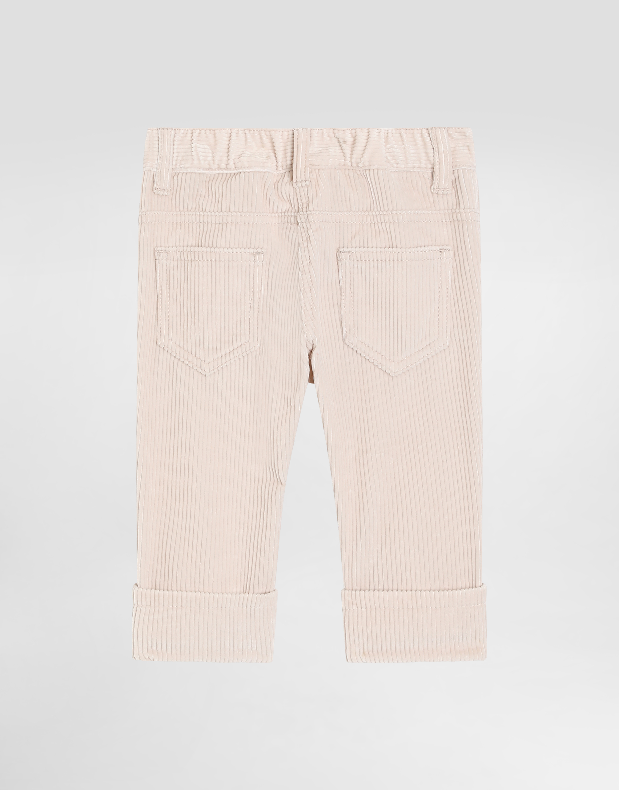 5-pocket striped cotton trousers