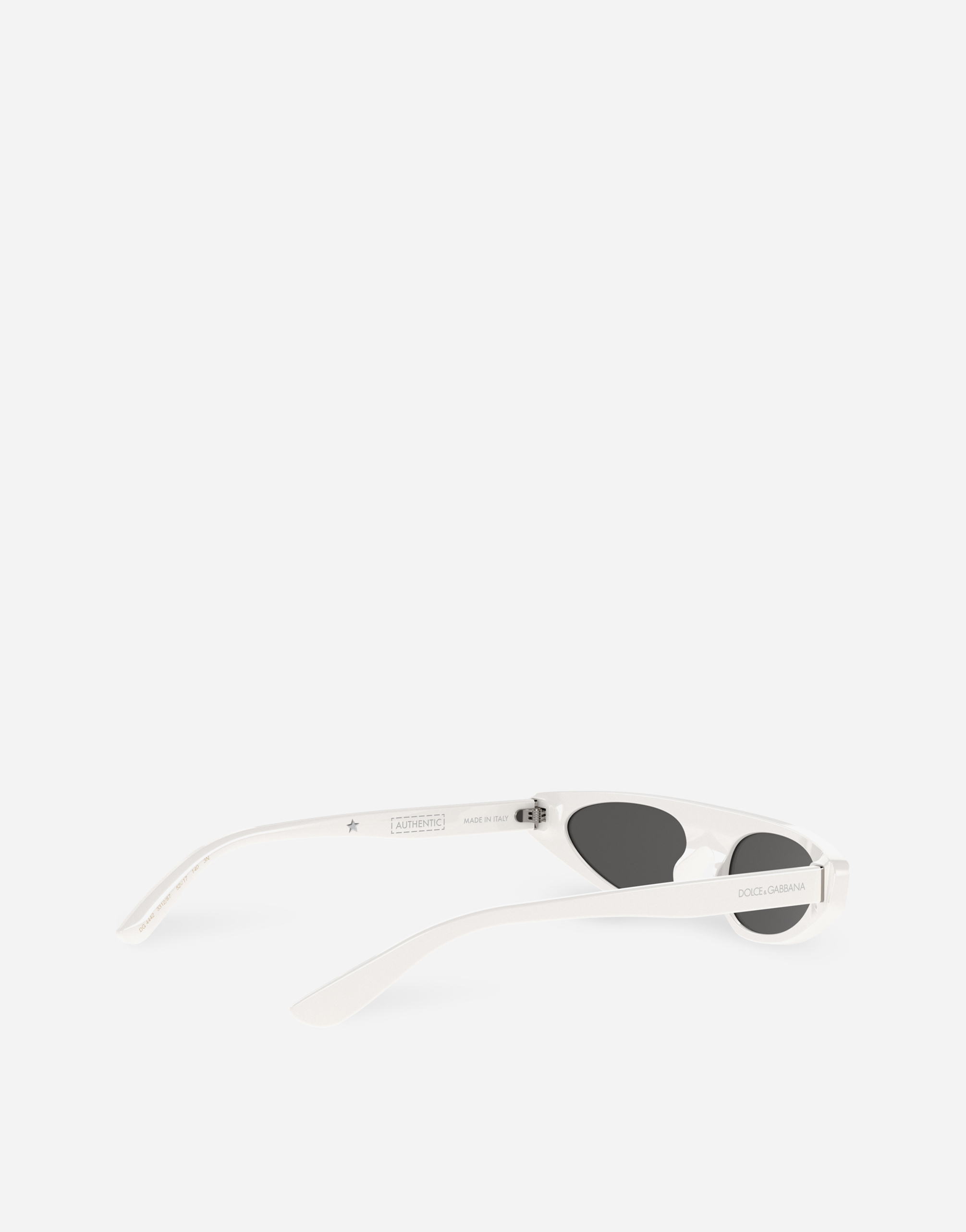 Shop Dolce & Gabbana Re-edition Dna Sunglasses In White